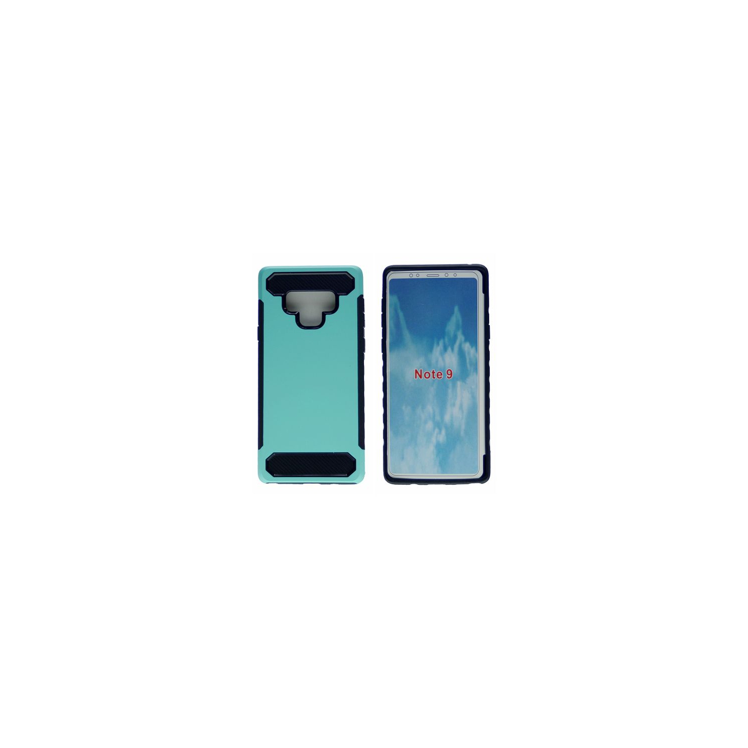 Samsung Note 9 Rugged Armor Case, Teal