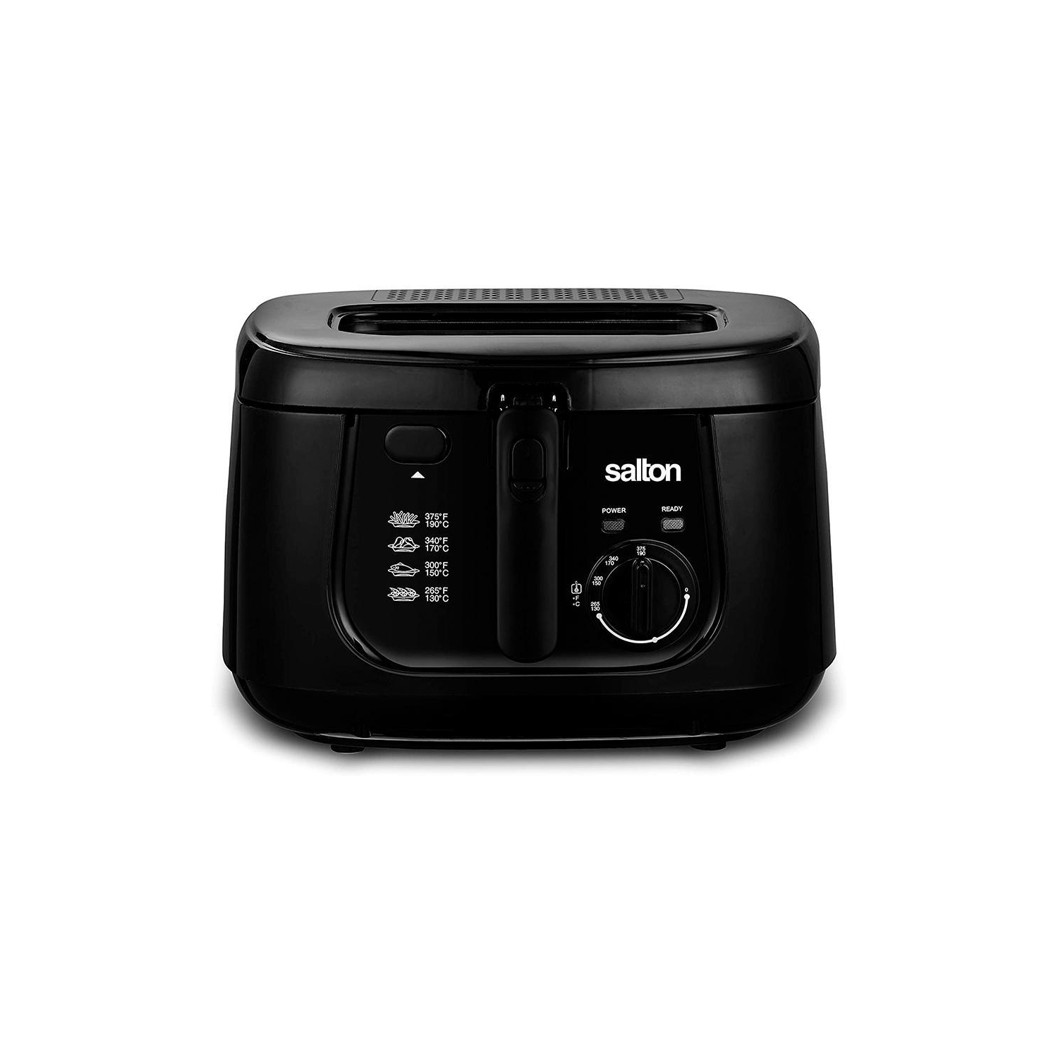 Salton DF1240BK Cool Touch Deep Fryer Black 2.5 Liters