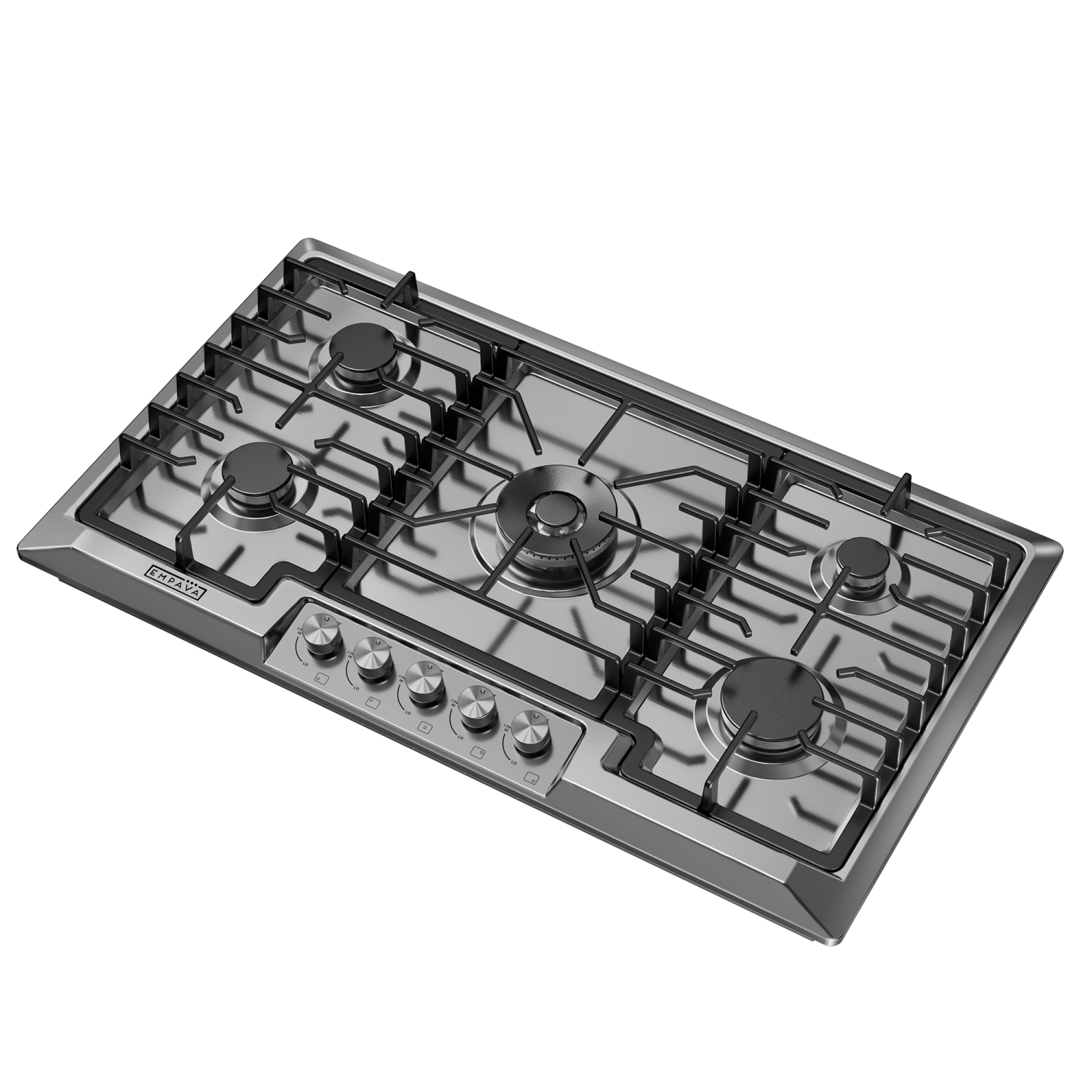 Empava 36" 5-Burner Gas Cooktop Stove - Stainless Steel