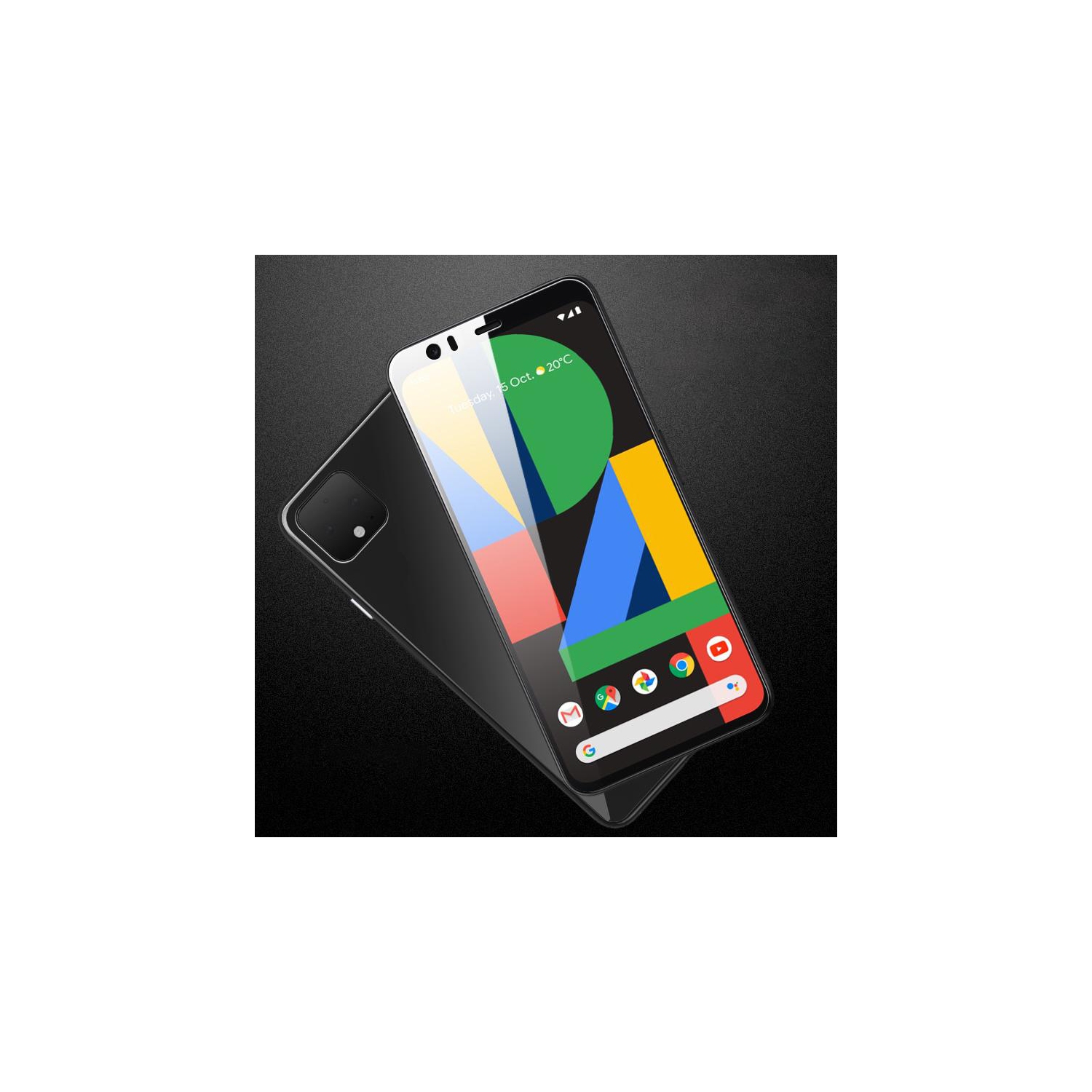 Protecteur d’écran ultramince en verre trempé de PANDACO pour Pixel 4 XL de Google