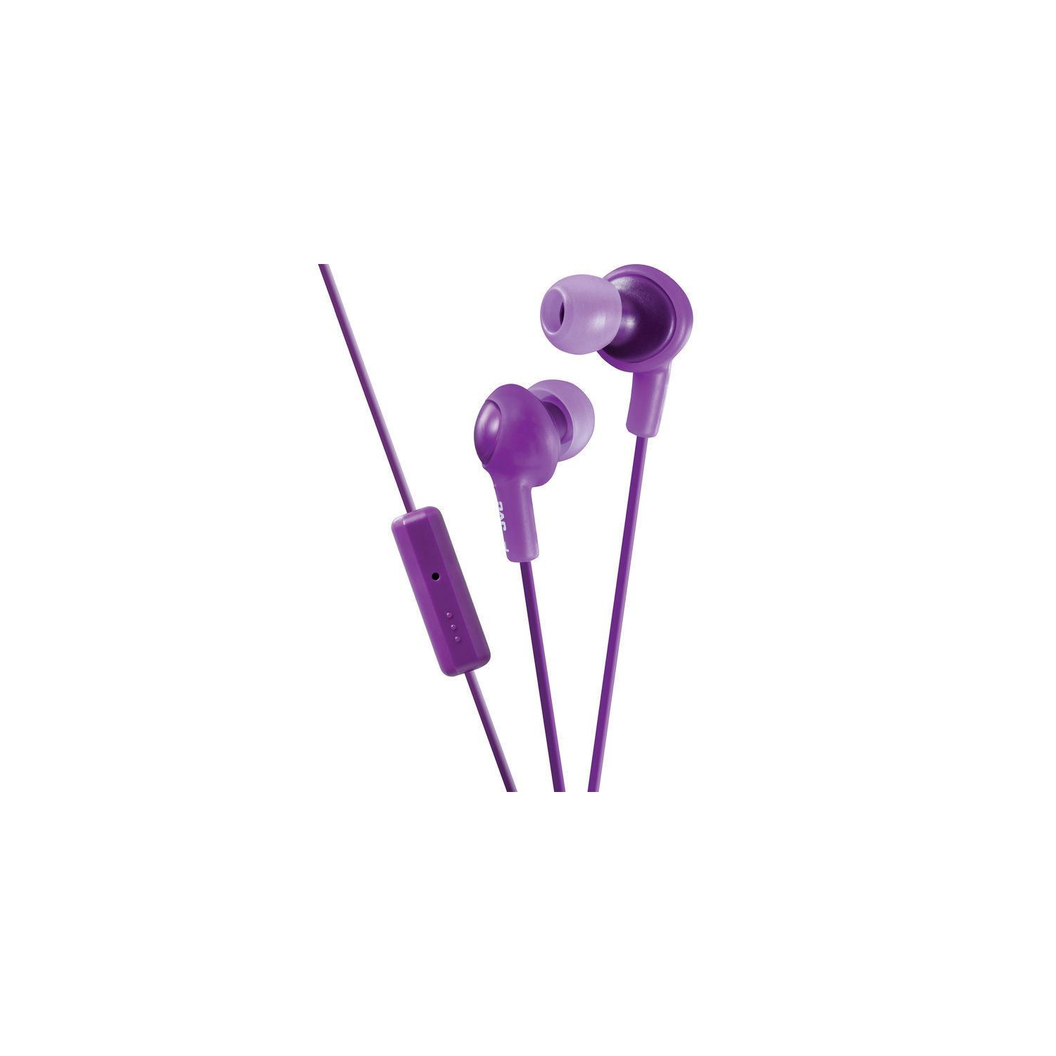 JVC Canada Inc Jvc Gumy HAFR6 In-Ear Headphones with In-line Mic - Purple