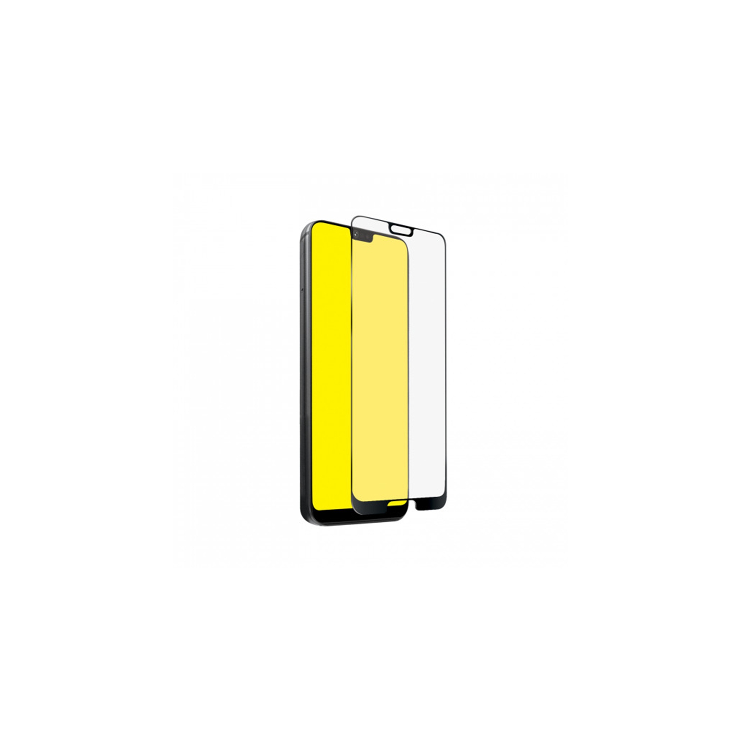 【CSmart】 Case Friendly 3D Curved Full Coverage Tempered Glass Screen Protector for Huawei P20 Pro, Black