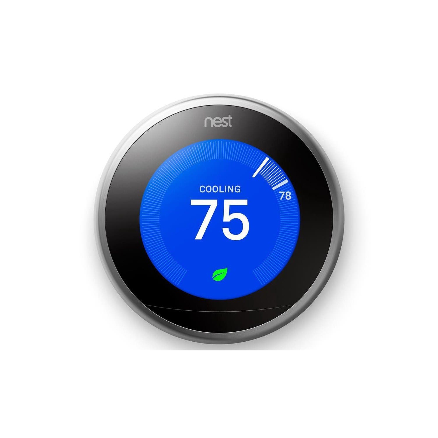 Nest Learning Thermostat - 3rd Generation - Stainless Steel