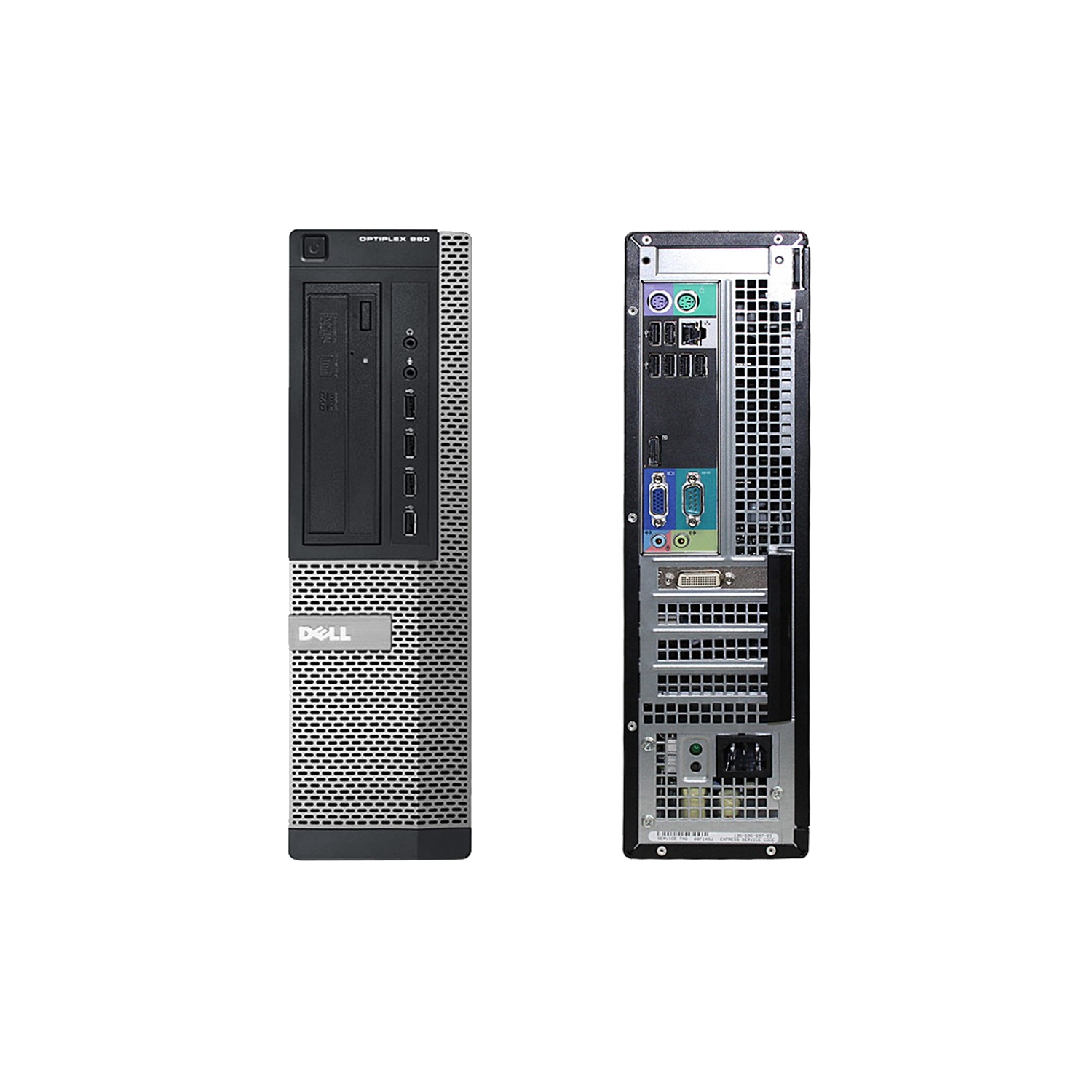 Remis à neuf – OptiPlex 990, DT, Core i5-2500 jusqu’à 3.70 GHz, DDR3 8 Go, NOUVEAU SSD 128 Go, Windows 10 Pro 64