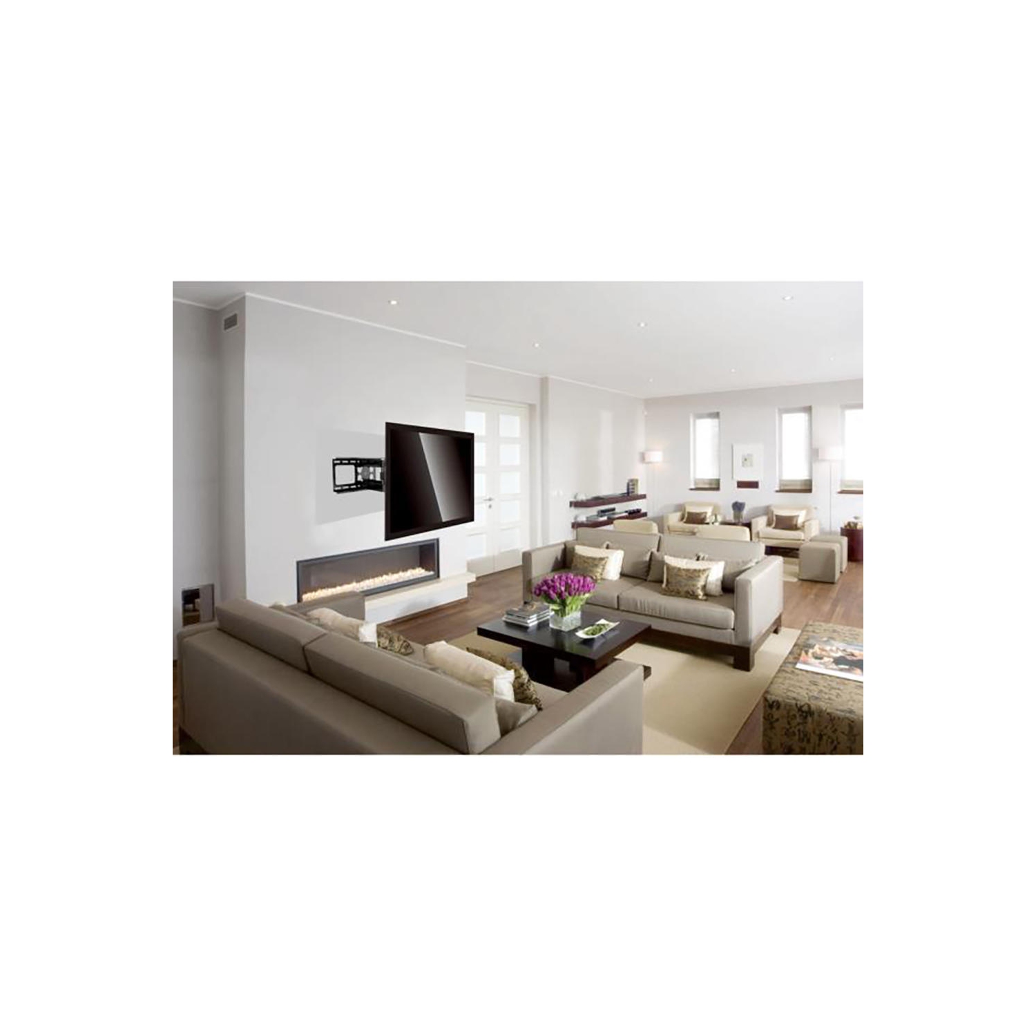 37"-70" inch Full Motion Swivel TV Wall Mount for LCD LED Curved and Flat Panel TVs, TV Mounts Articulating Arm fits 16""18""24"" Wall Wood Studs