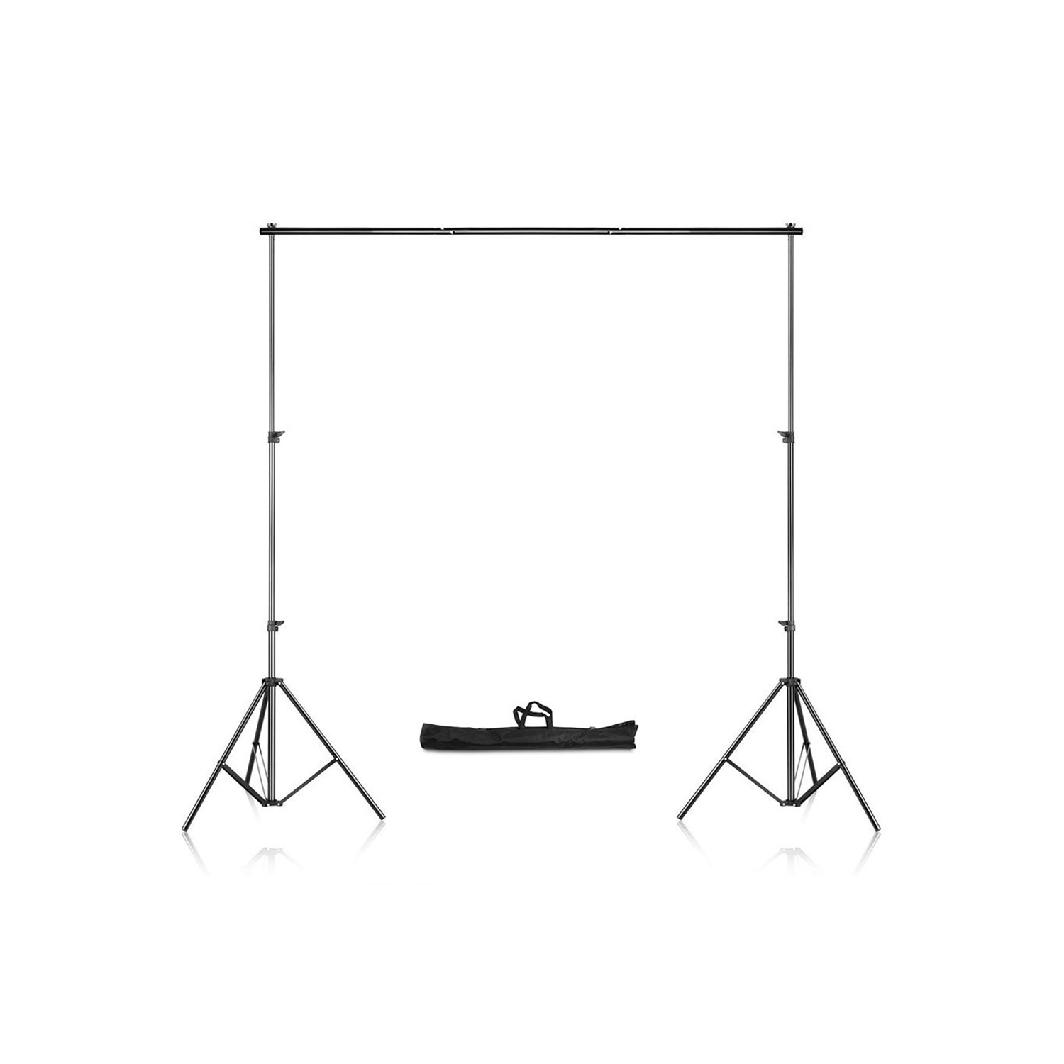 PrimeCables® Adjustable Background Support Stand Photo Backdrop Crossbar Kit, 6.56x6.56ft/2x2m