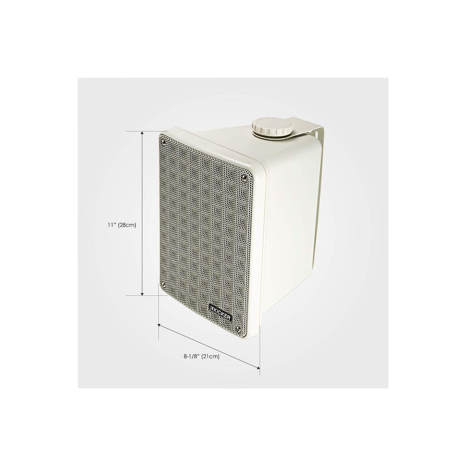 Kicker KB6 Outdoor/Indoor Speakers with Mounting Brackets