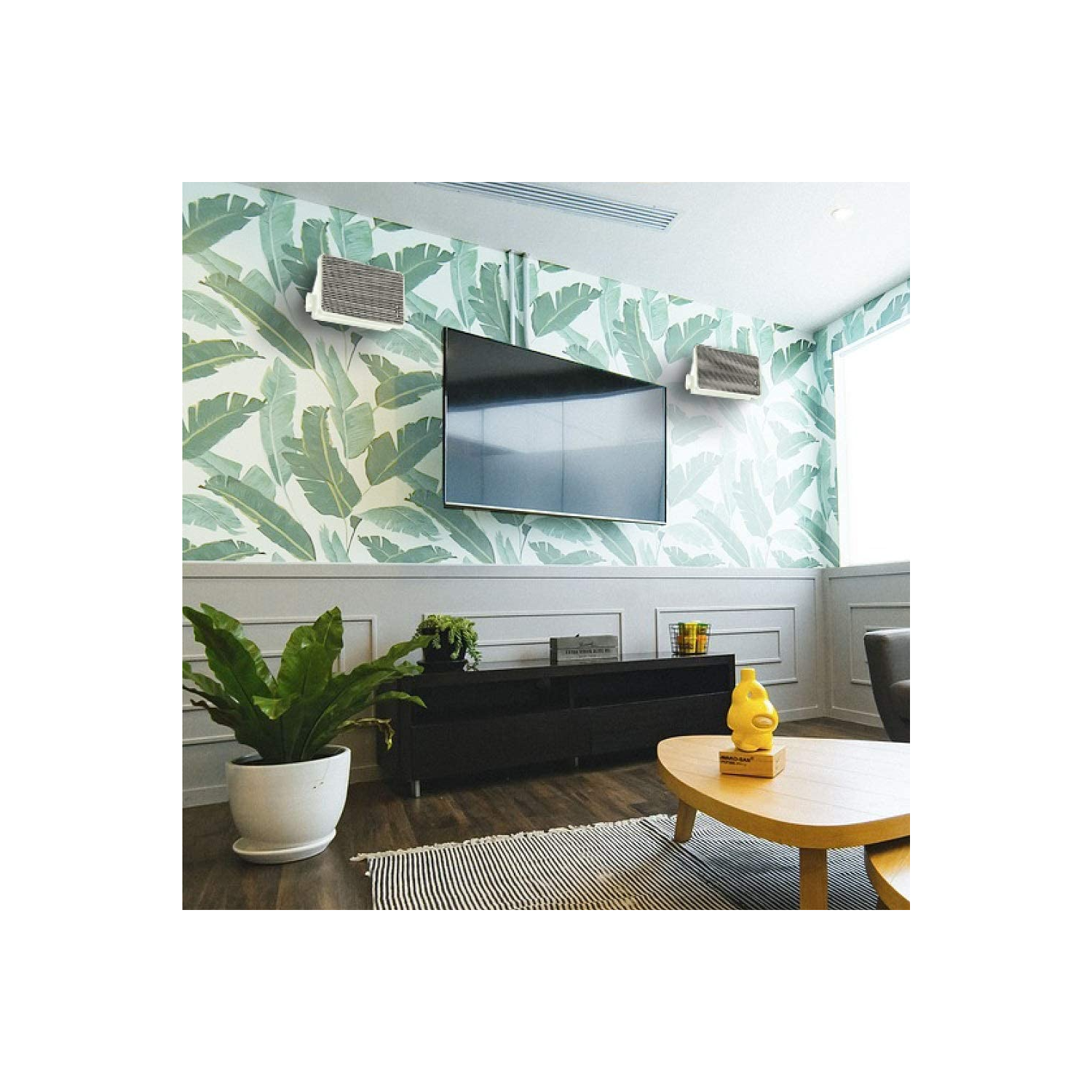 Kicker KB6 Outdoor/Indoor Speakers with Mounting Brackets