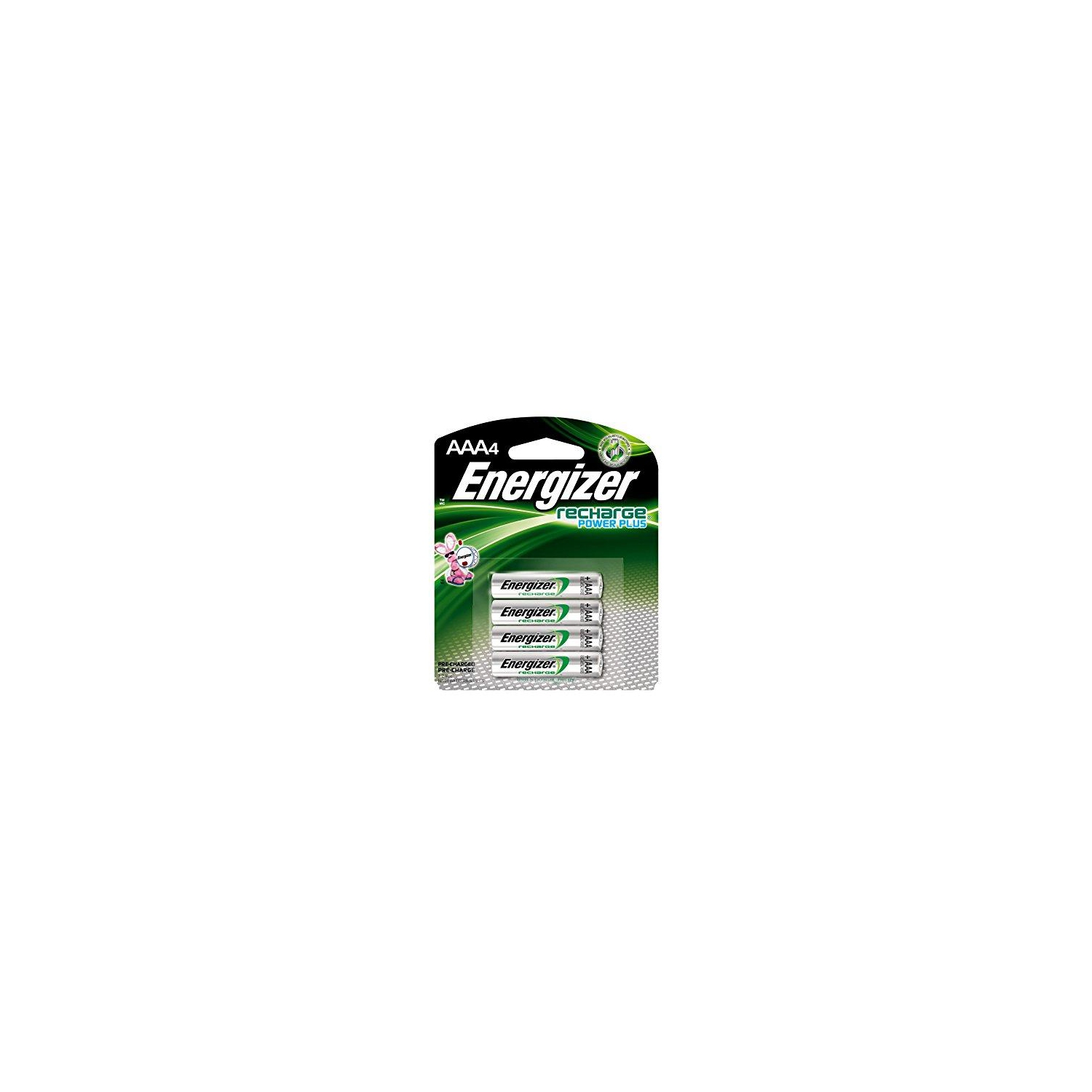 Energizer NH12BP-4 Rechargeable Nickel Metal Hydride AAA Battery, 4-Count, Pack of 4