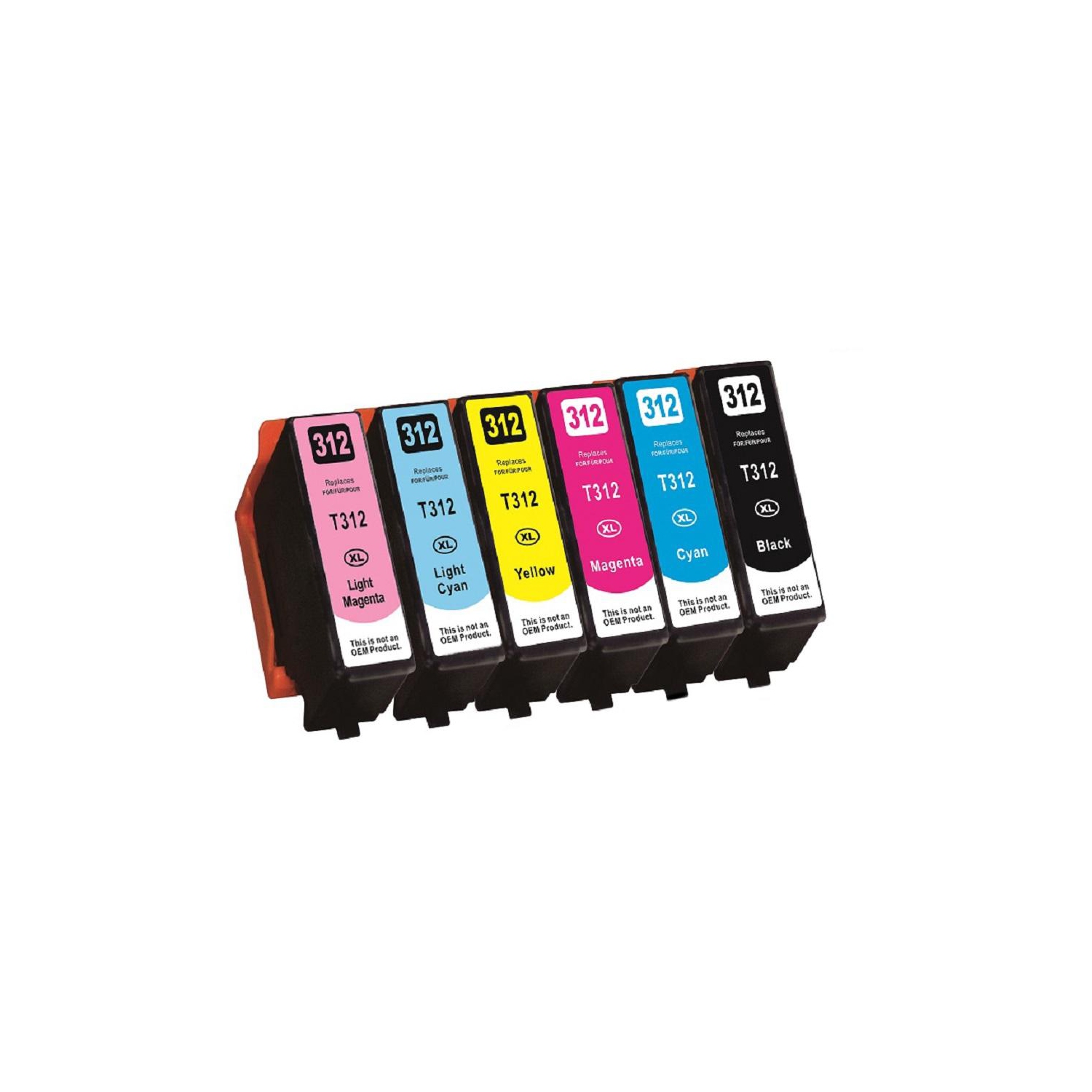 Compatible avec la cartouche d’encre noire/C/M/y/LC/LM T312XL d’Epson