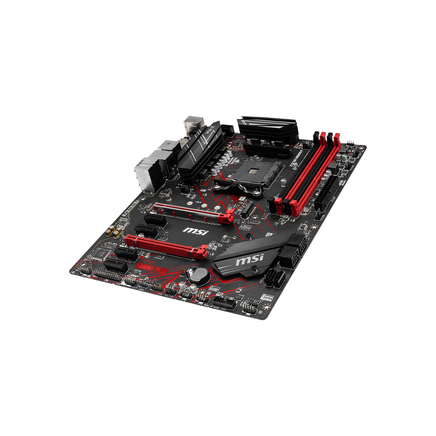 MSI B450 GAMING PLUS MAX ATX Motherbaord (Supports 1st, 2nd and 3rd Gen AMD  Ryzen CPU, AM4, DDR4, PCIe 3.0, M.2, ATX)