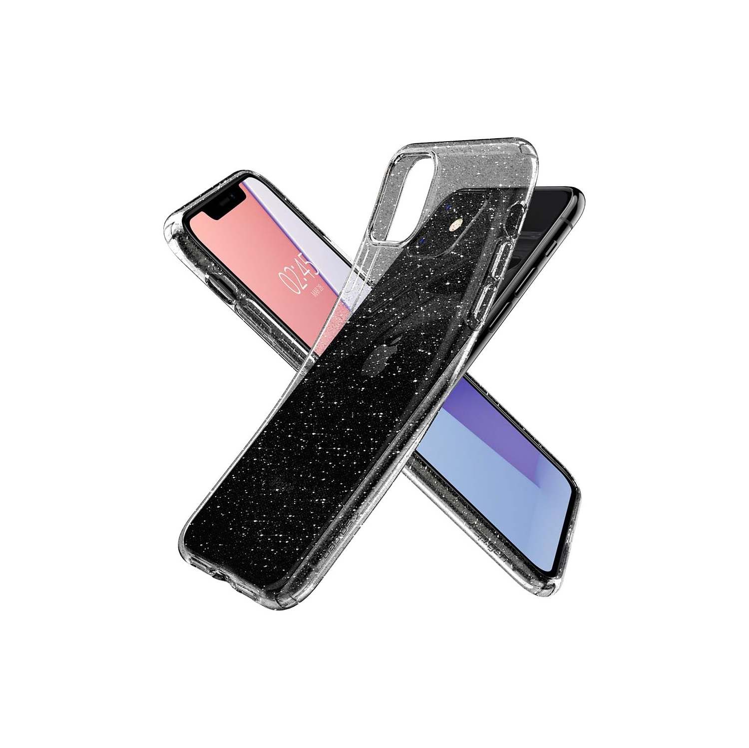 Spigen Liquid Crystal Glitter Designed for Apple iPhone 11 - Crystal Quartz