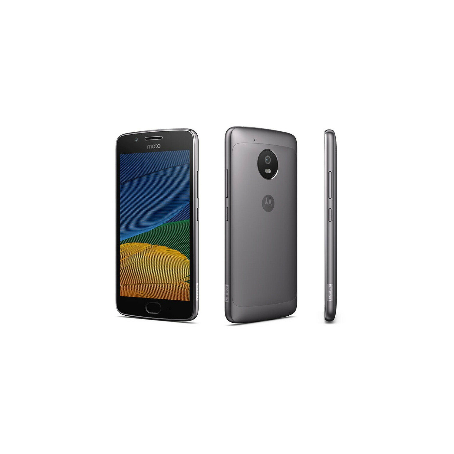 Refurbished (Excellent) - Motorola Moto G5 16GB 5.0" Lunar Grey Unlocked XT1670 Smartphone - Certified Refurbished