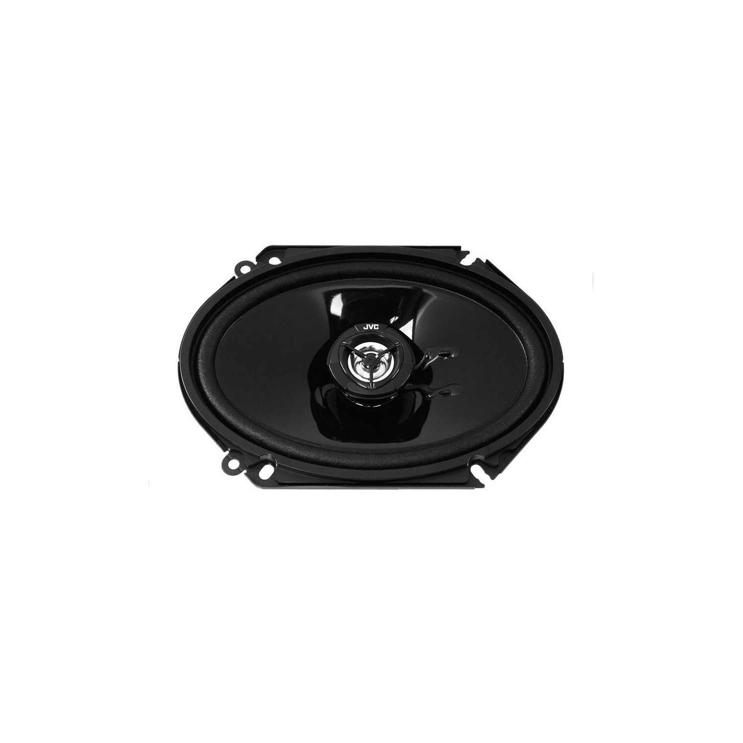JVC CS-DR6821 6 x 8" 2-Way Coaxial Stereo Speakers 300W, For Car, Black