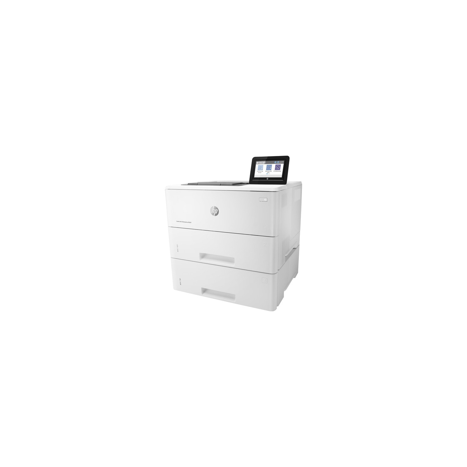 HP LaserJet M507x Monochrome Desktop Laser Printer - White -