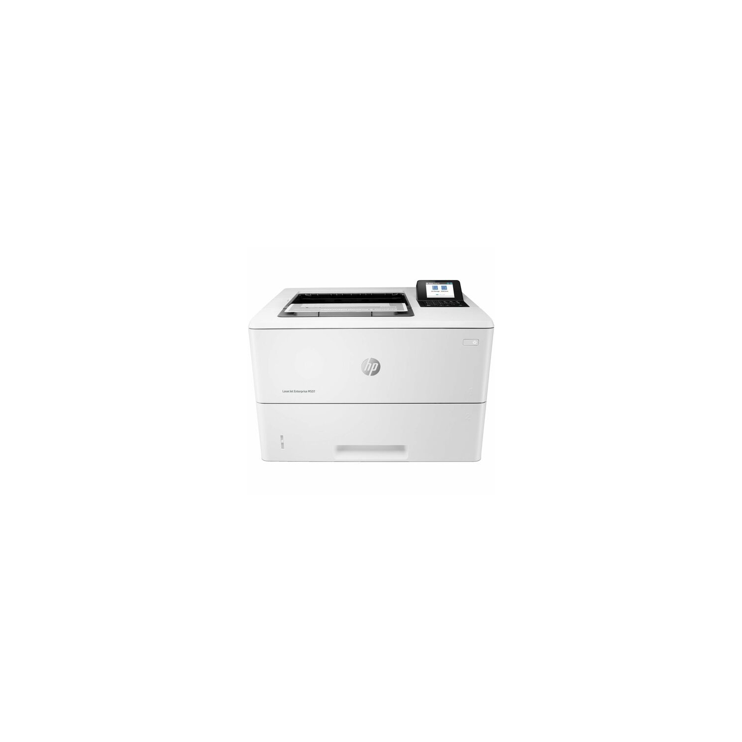 HP LaserJet M507 Monochrome Desktop Laser Printer - White -