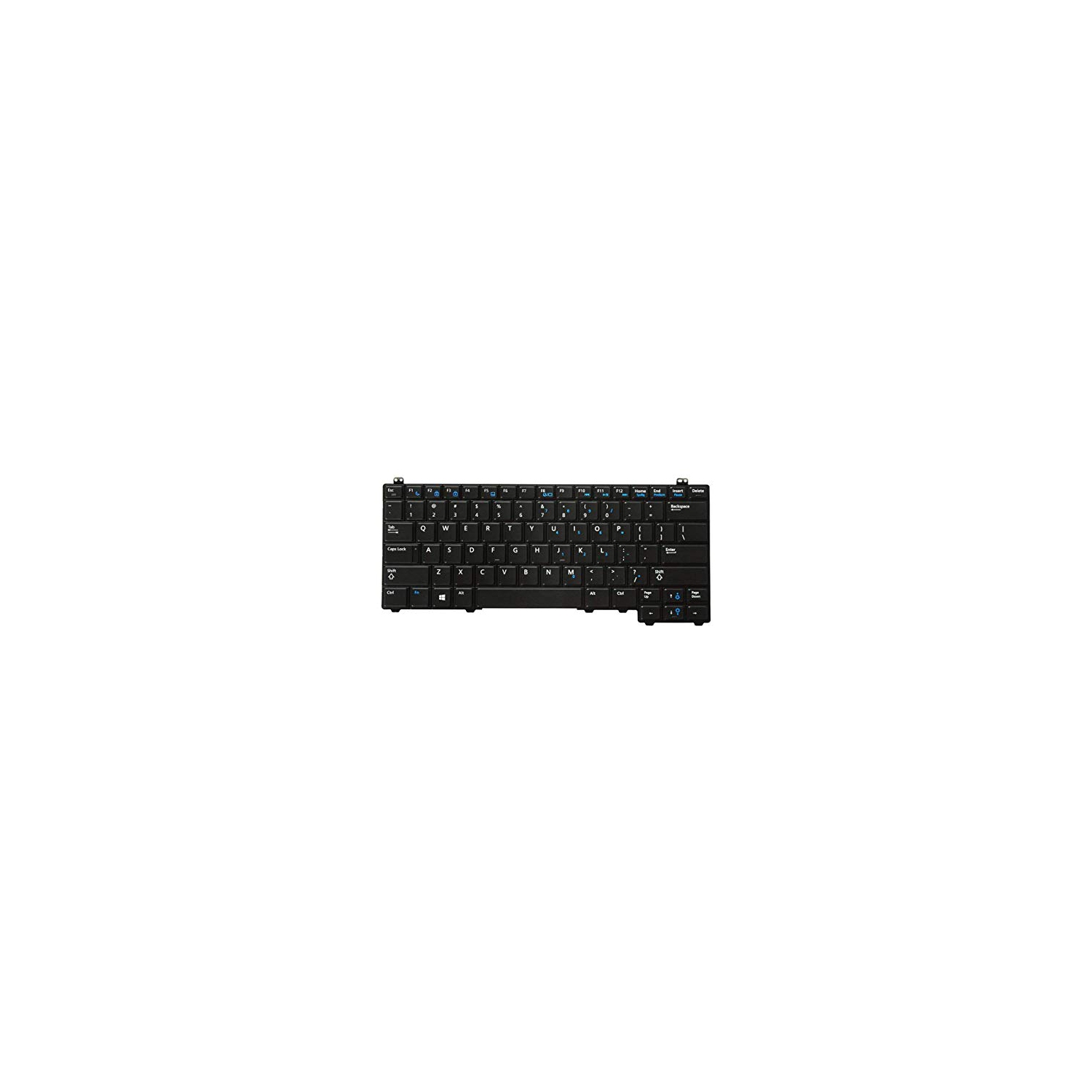LaptopKing Replacement Keyboard for Dell Latitude E5440 Series Laptop Black US Layout 0Y4H14 Y4H14 No Pointer No Backlight