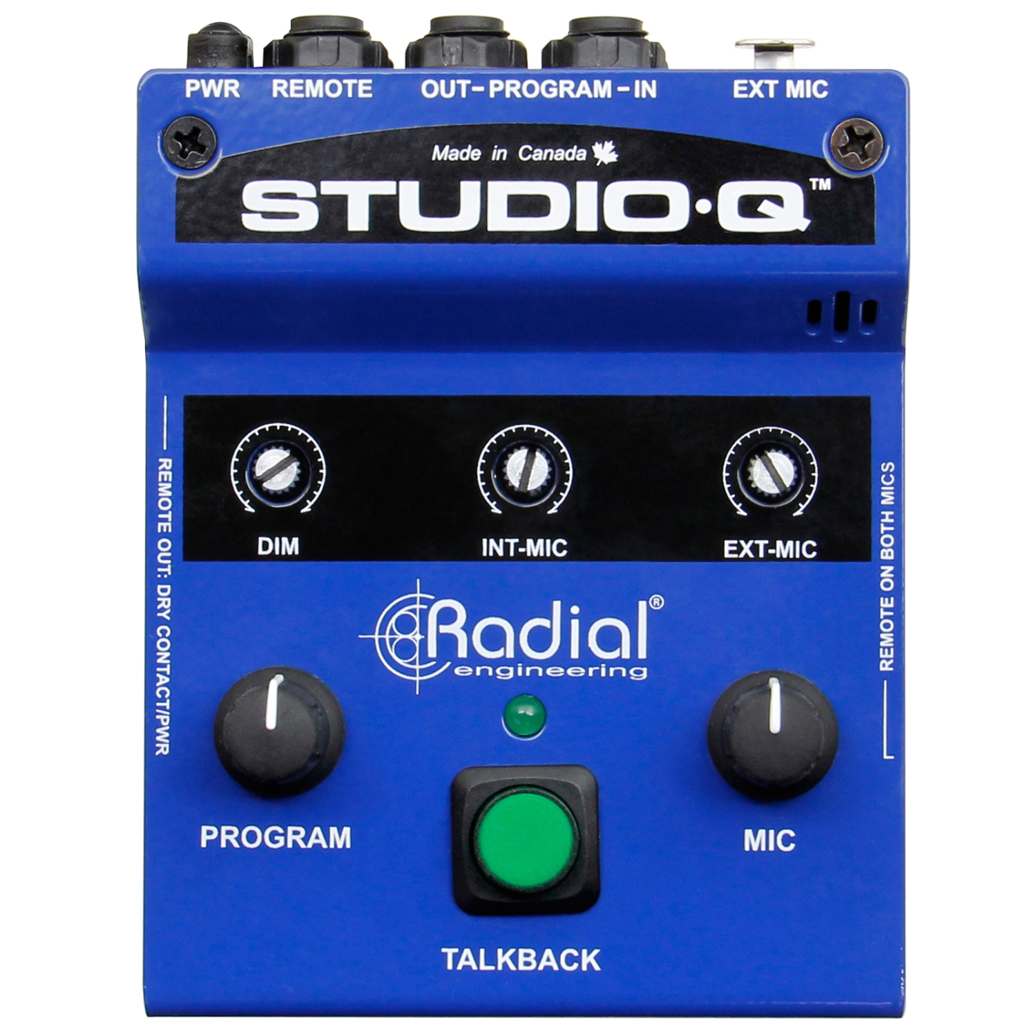 Radial Studio-Q Studio Talkback Controller