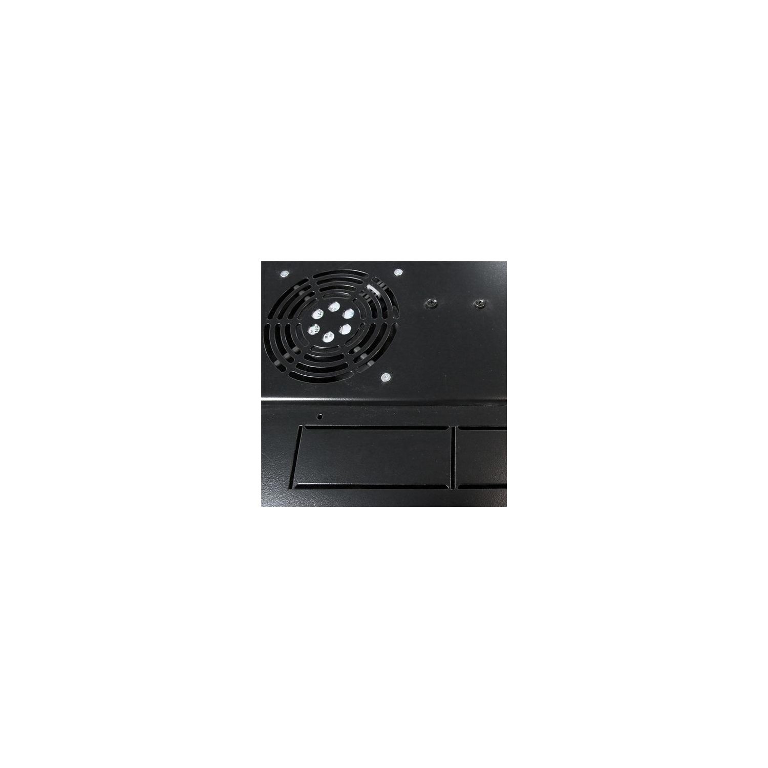 SyncSystem SSYS-RACK-36, Cabinet de Serveur / Rack AV 36U Avec Porte en Verre, Noir