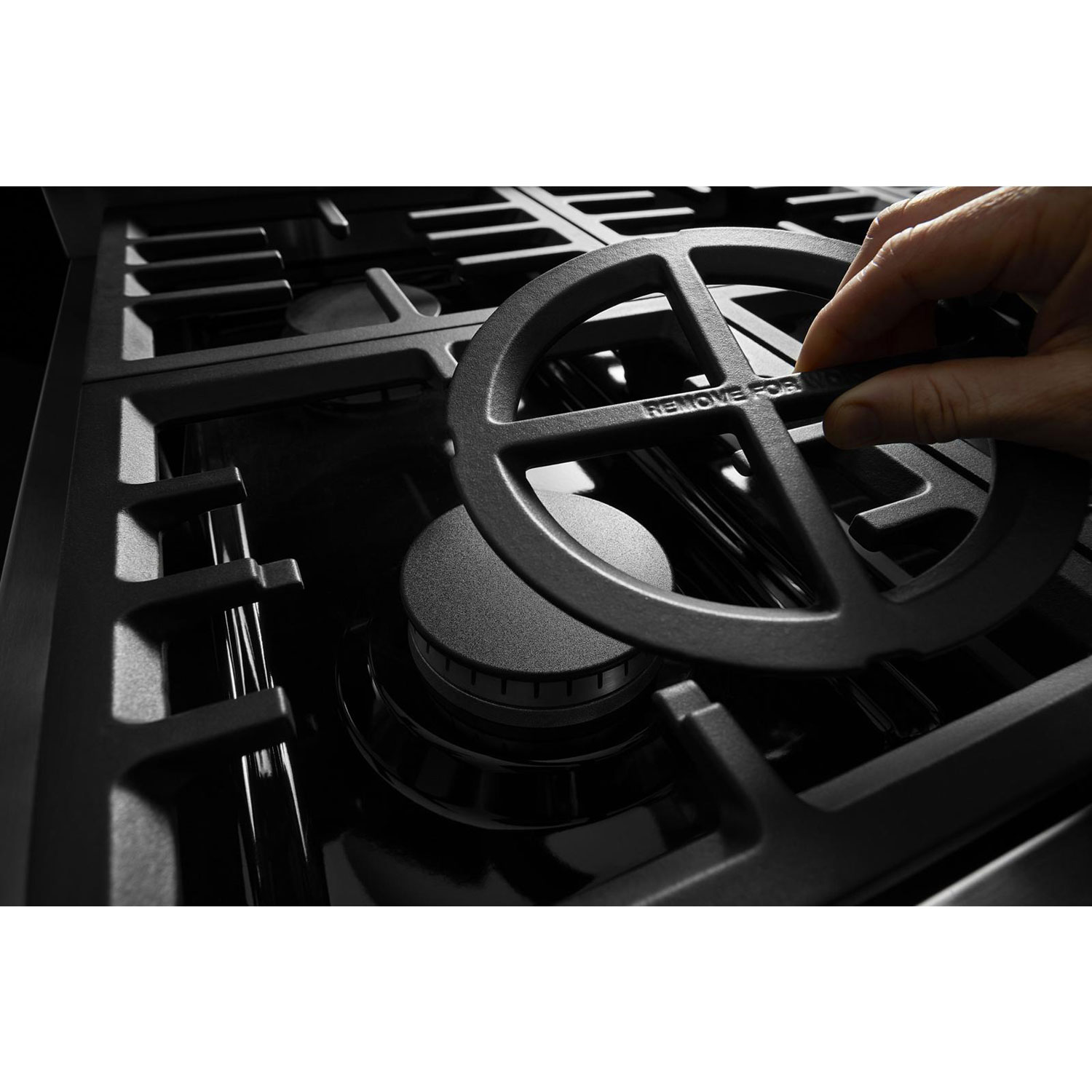 KitchenAid 36" 6-Burner Gas Cooktop - Stainless Steel