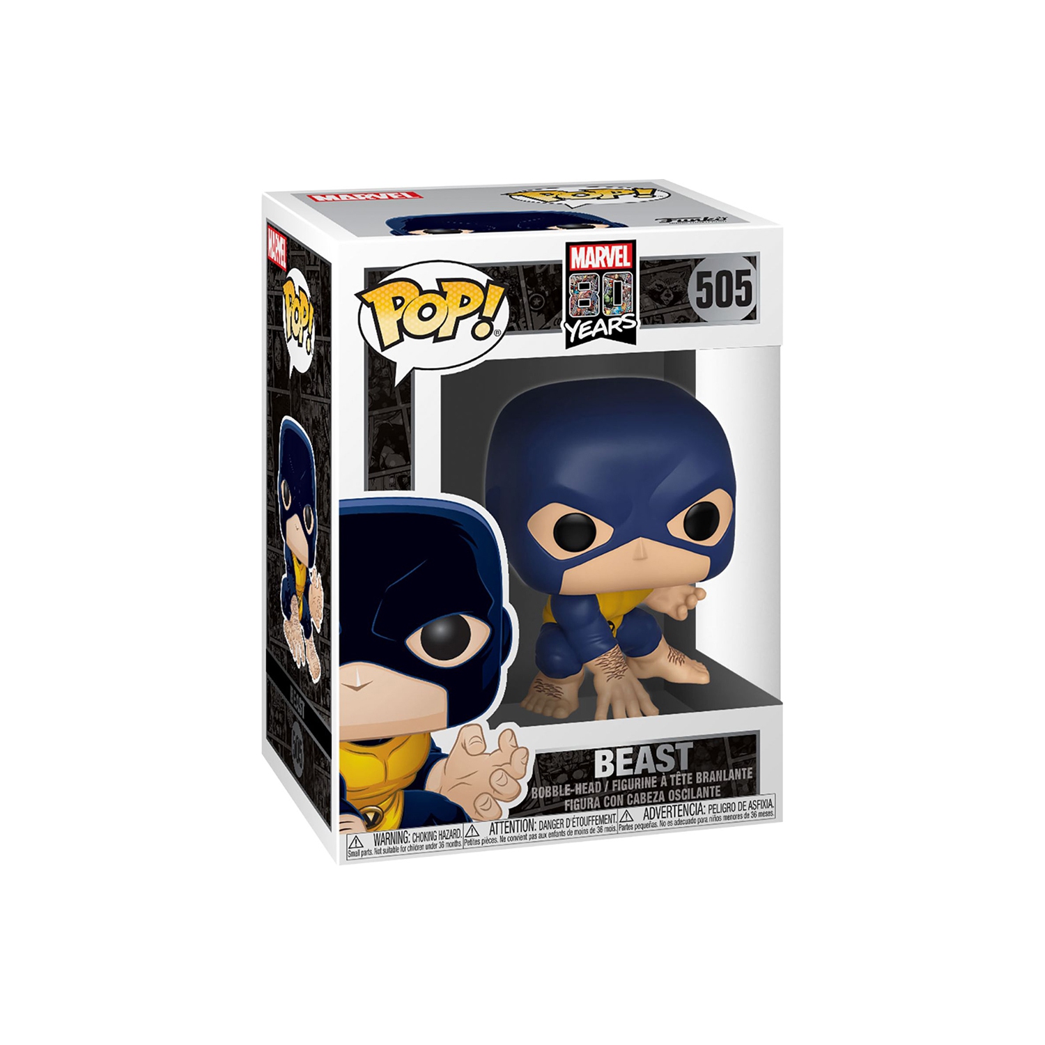 Pop Marvel 3.75 Inch Action Figure X-Men - Beast #505