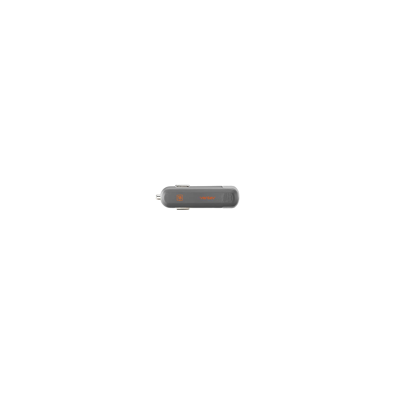 Ventev 282415 PD USB-C Port Car Charger 18W Grey