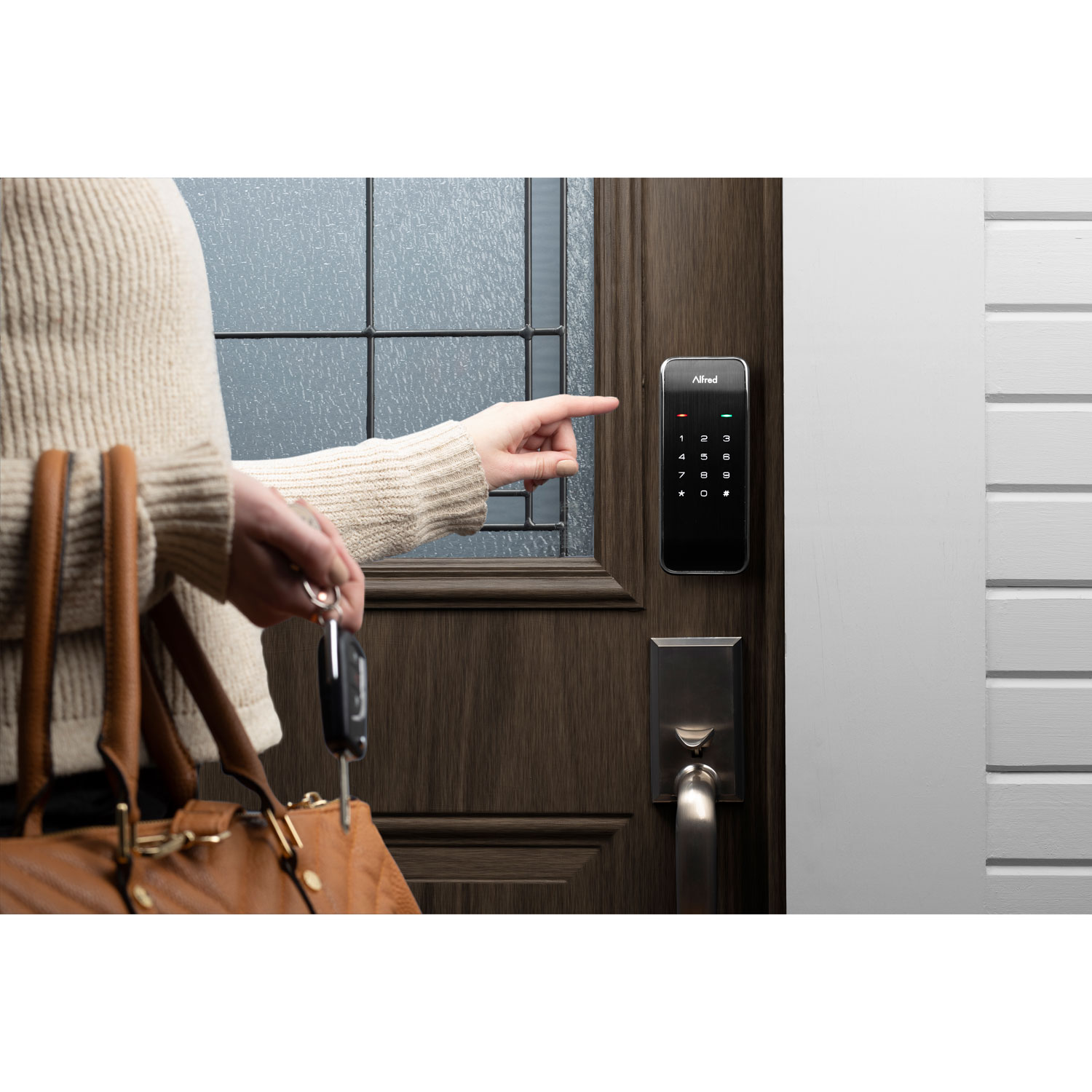 Alfred DB2 Bluetooth Touchscreen Smart Lock - Chrome