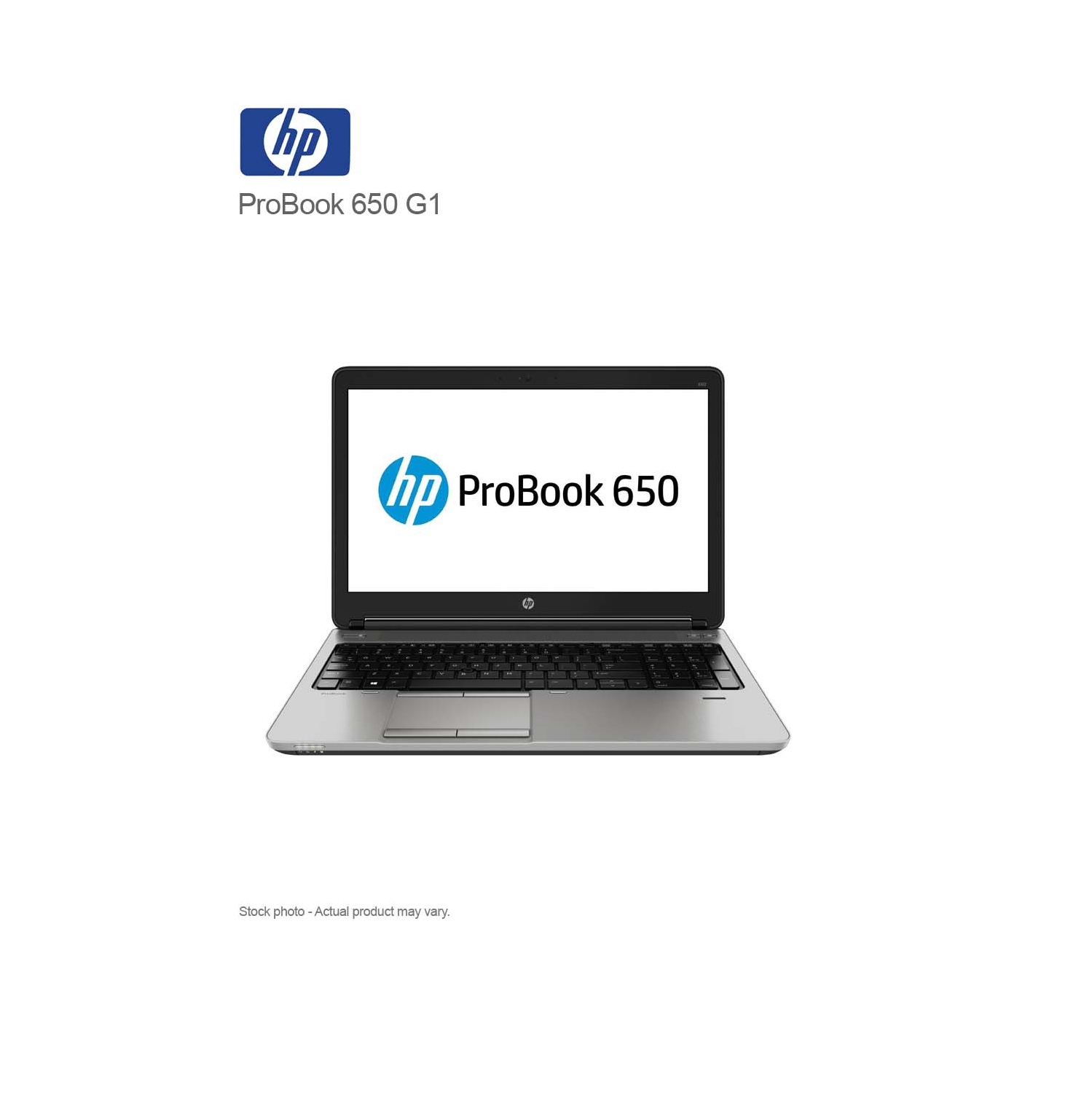 Refurbished (Good) - HP ProBook 650 G1 Intel Core i5-4210M, 8GB RAM, 320GB HDD, 15.6″ HD, WIN 10 PRO