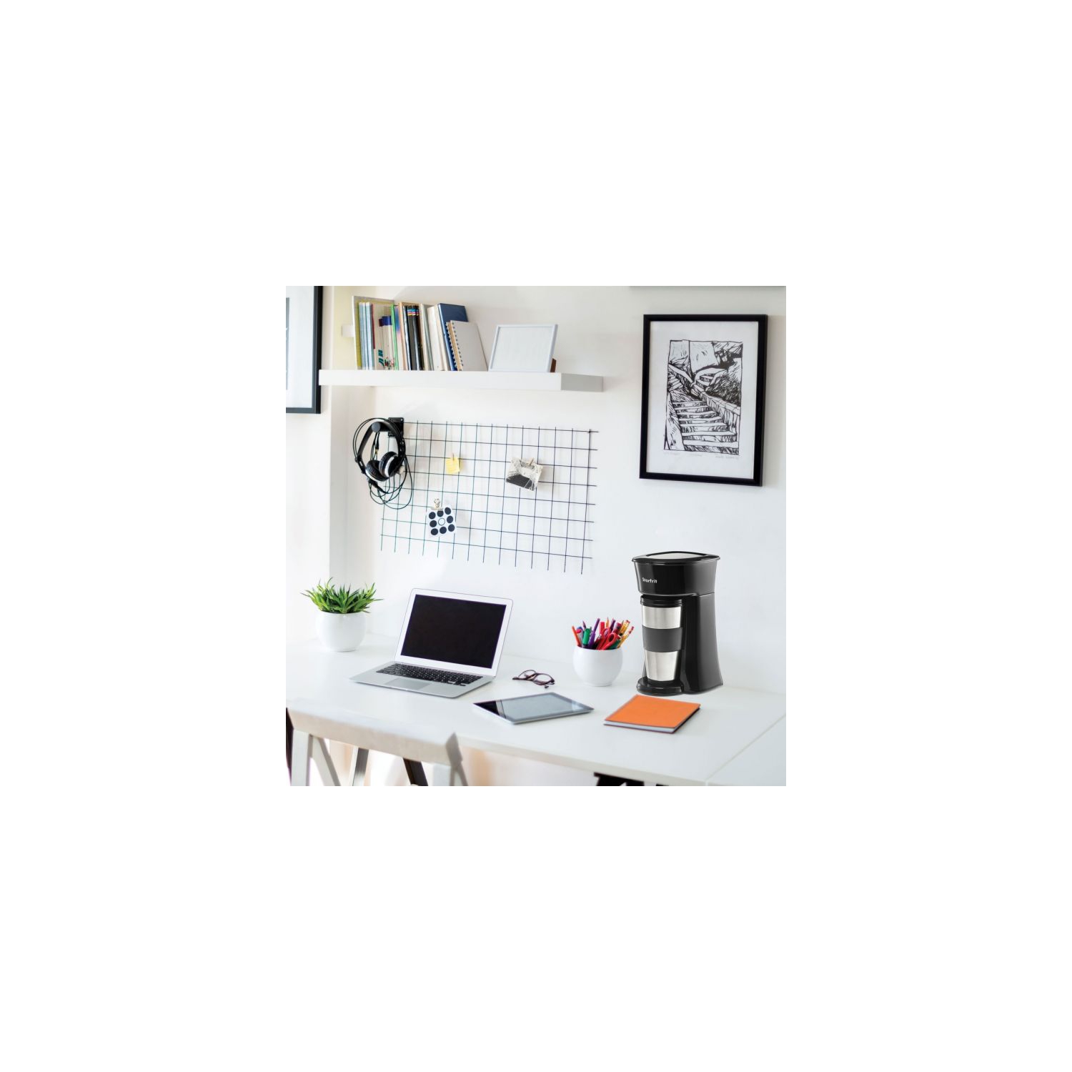 Starfrit Single Serve Coffee Maker & Travel Mug