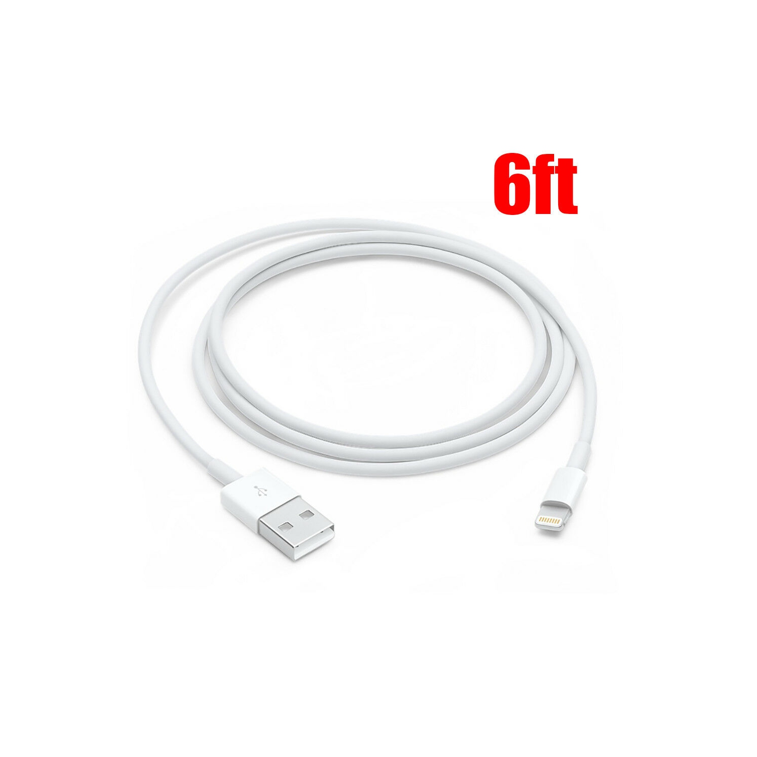 (6.6Ft / 2m) iPhone iPad Charging Cable Charger Cord Lightning to USB Cable COMPATIBLE for iPod iPad iPhone Pro Max