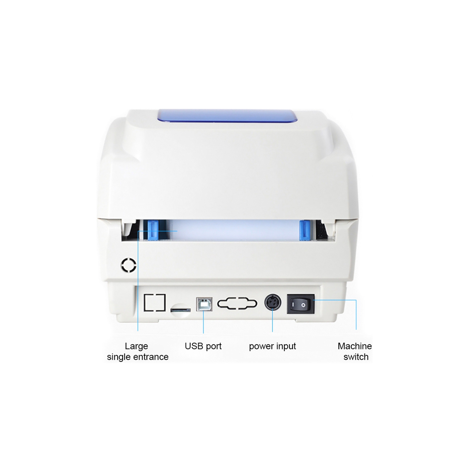 Imprimante thermique d’étiquettes USB Code à barres d’expédition impression 4 x 6 po