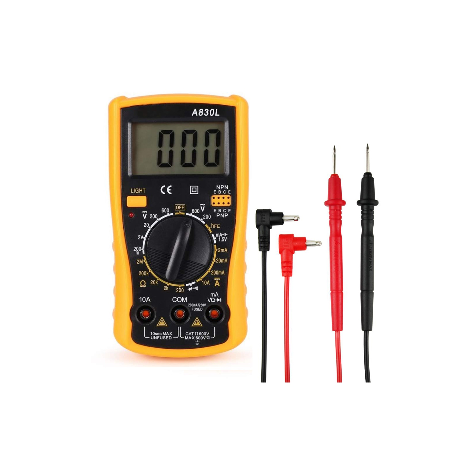 axGear Digital Multimeter LCD AC/DC Ammeter Resistance Capacitance Tester