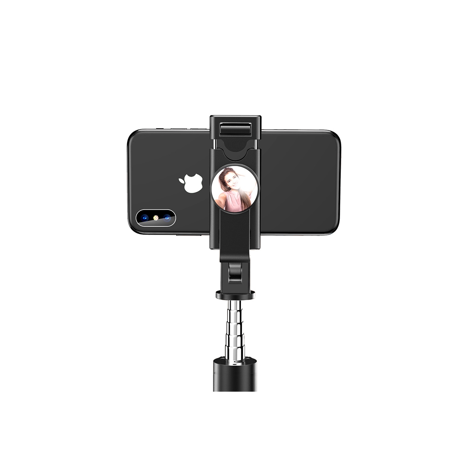 Trépied pour perche à égoportrait d’axGear avec télécommande extensible sans fil Bluetooth pour téléphone