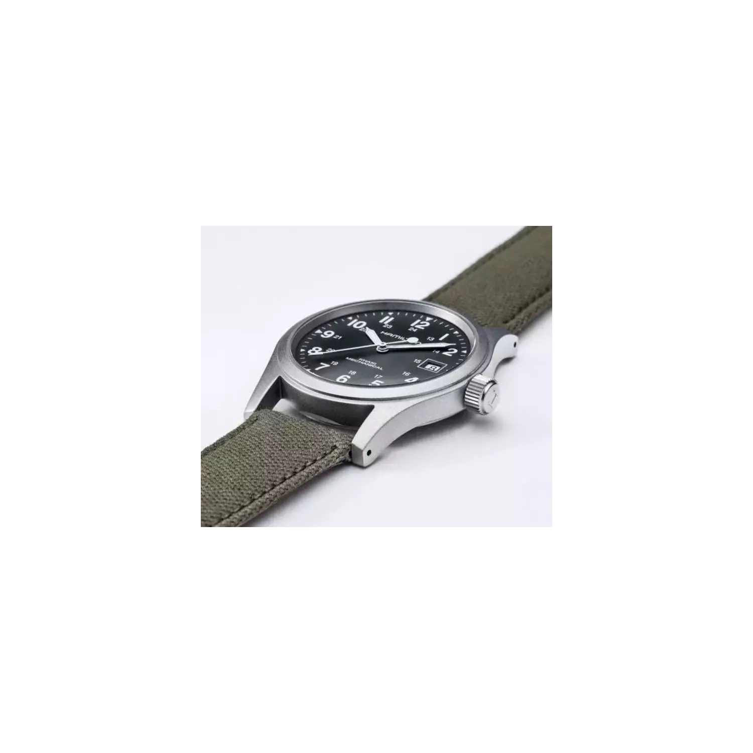 Hamilton Khaki Field Mechanical Green Dial Men's Watch H69439363