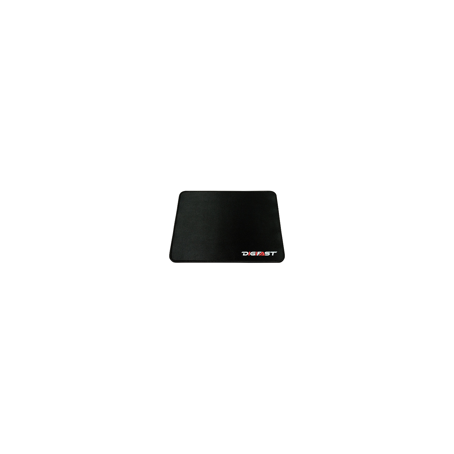 Digifast Gaming Black Mouse Pad with Anti-fray Edge Stitching and Reflective textile weave