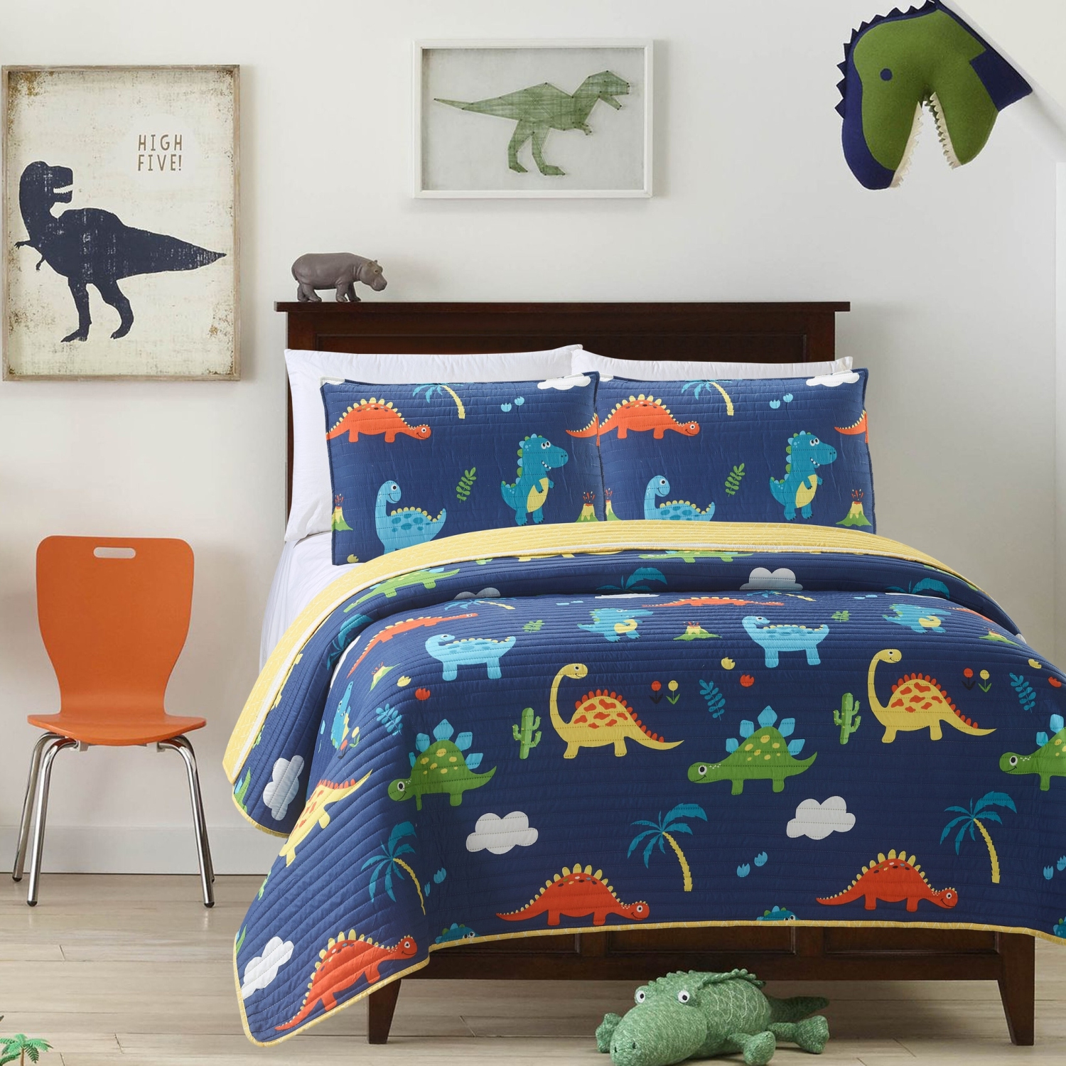 dinosaur quilt set