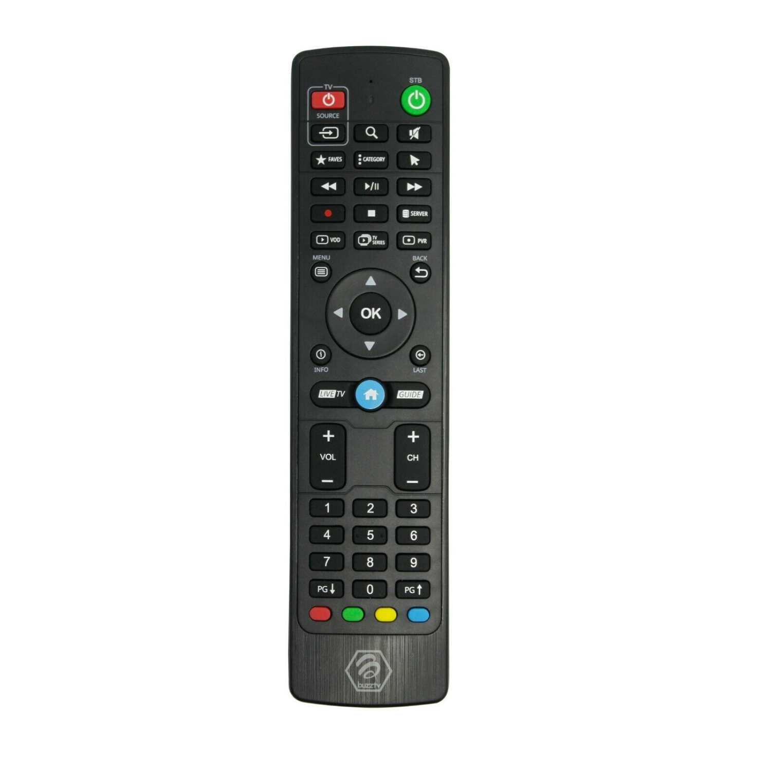 Télécommande universelle à infrarouges BuzzTV IR-100 pour E1/E2/E2 se/4000/4500/4900 d’origine