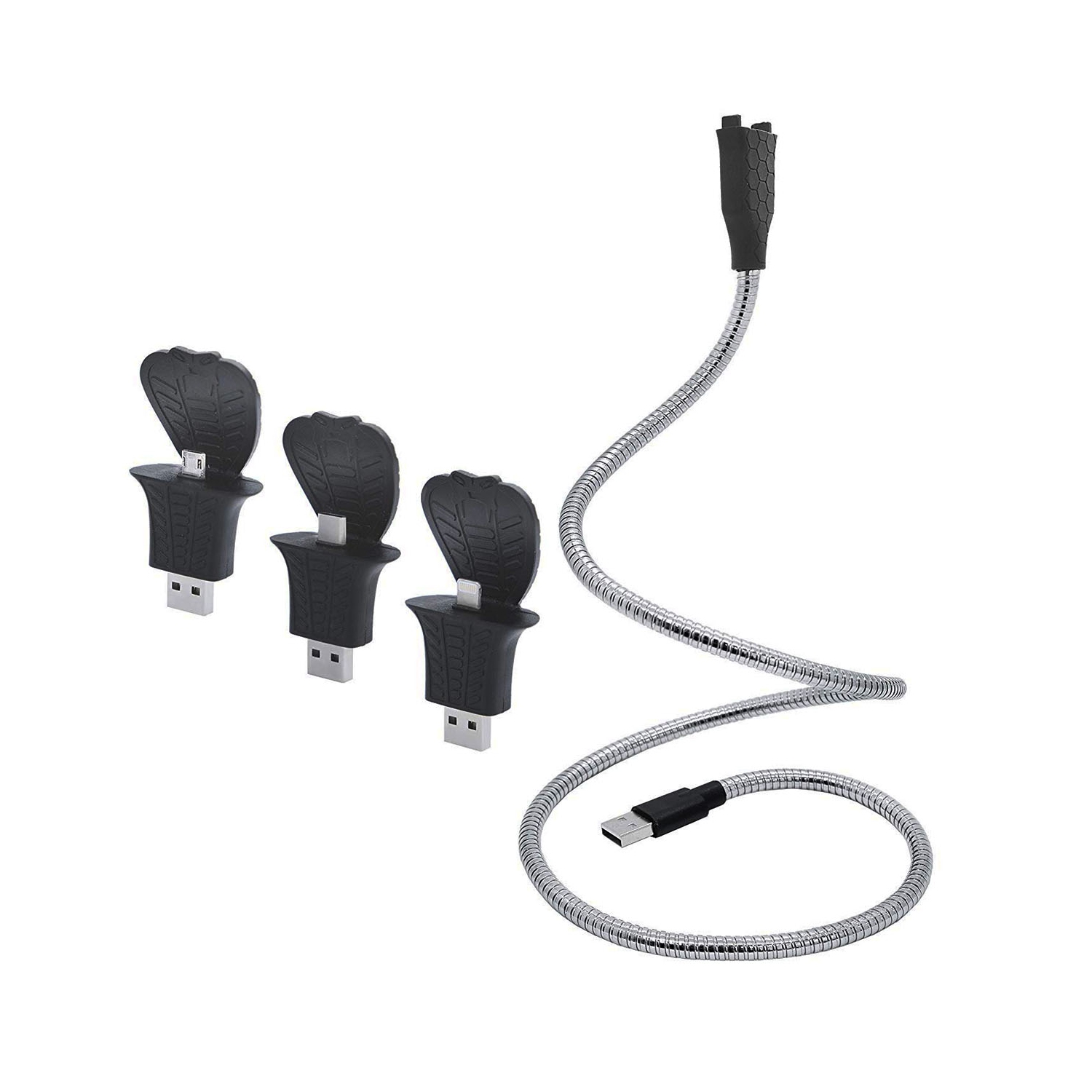 Rattlesnake Coil Flexible Phone / Tablet Holder Charger