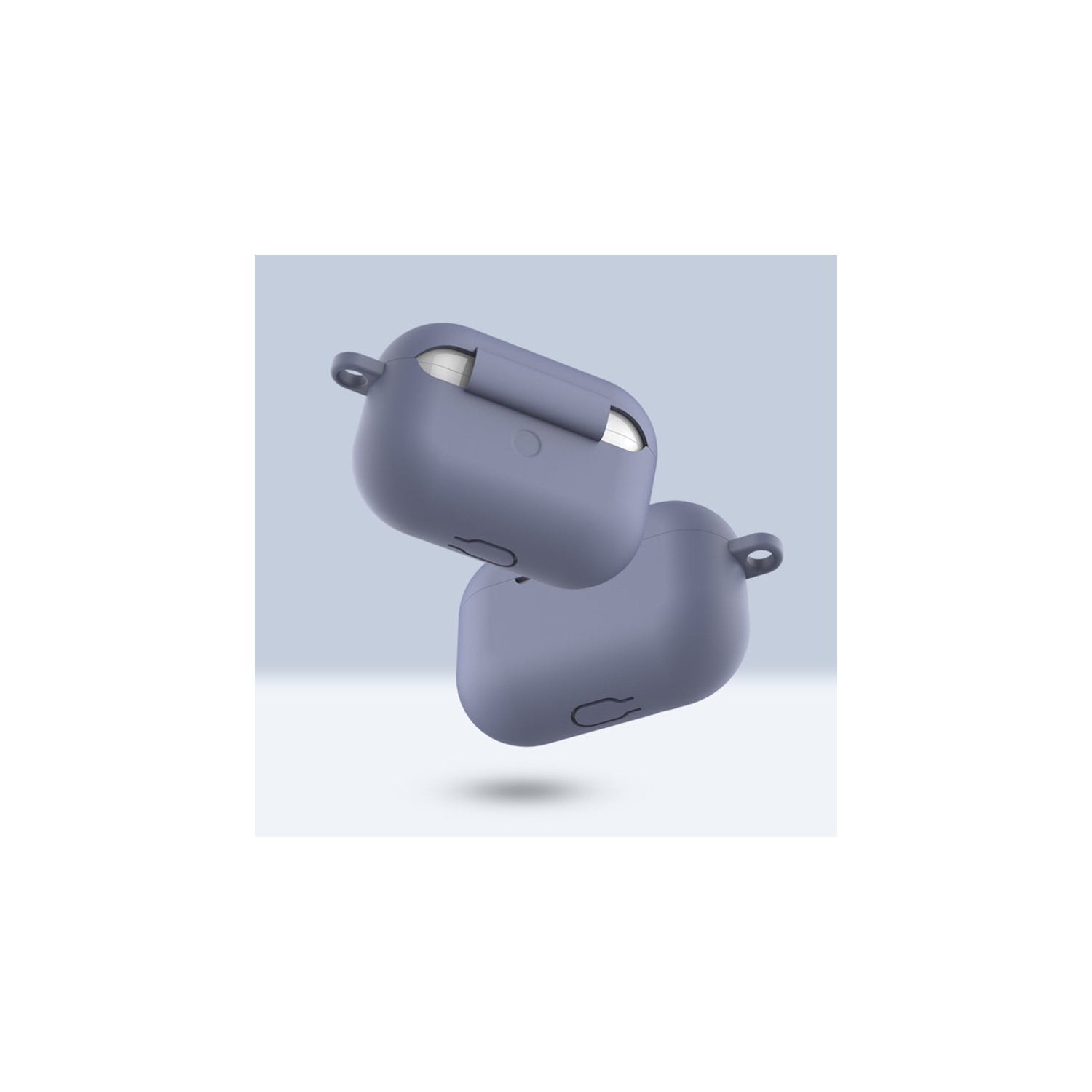 PANDACO Grey Soft Case for AirPods Pro Charging Case