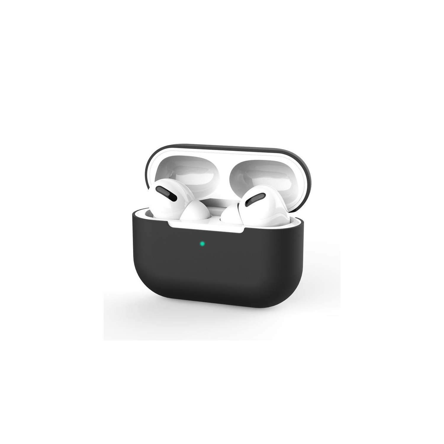 PANDACO Black Soft Case for AirPods Pro Charging Case