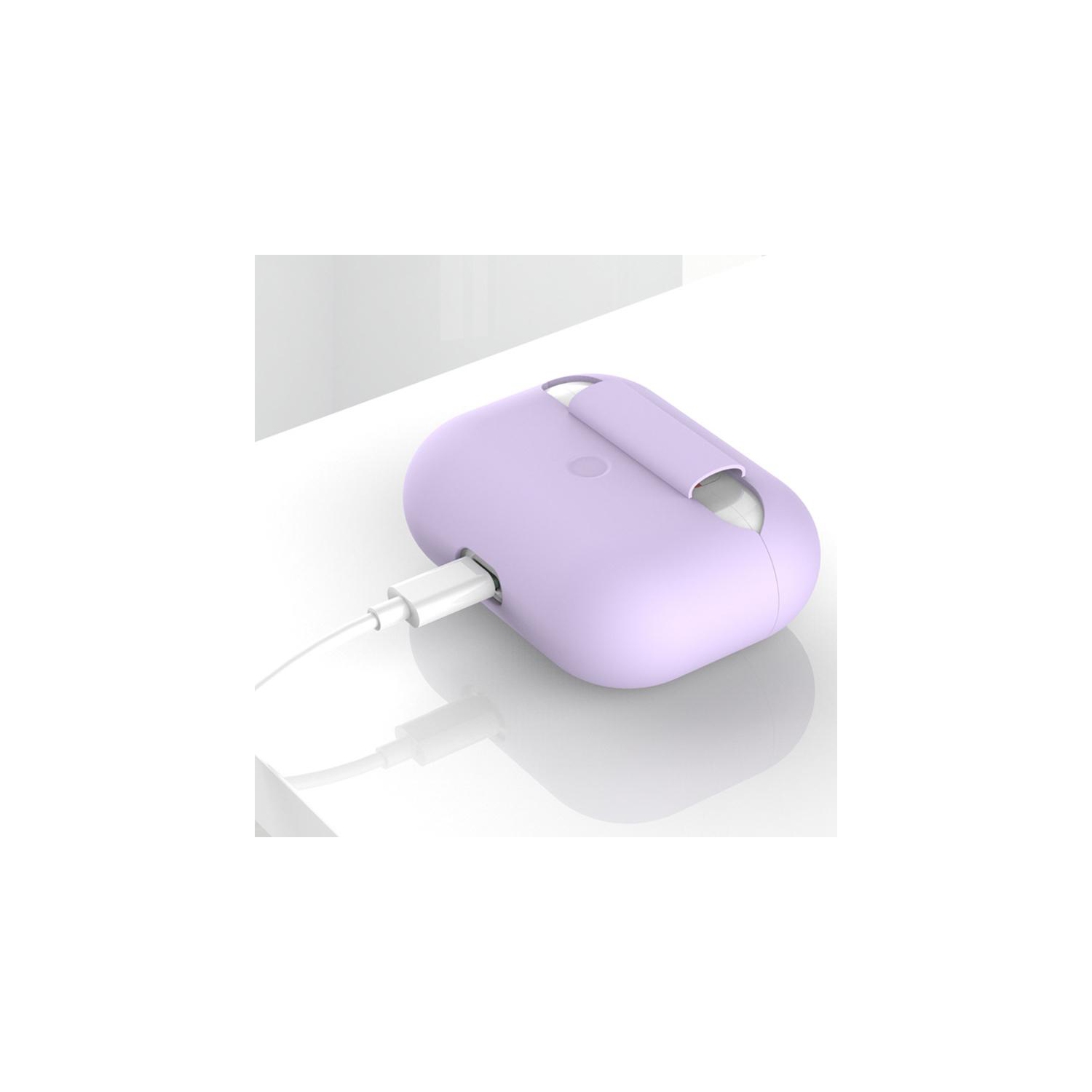 PANDACO Black Soft Case for AirPods Pro Charging Case