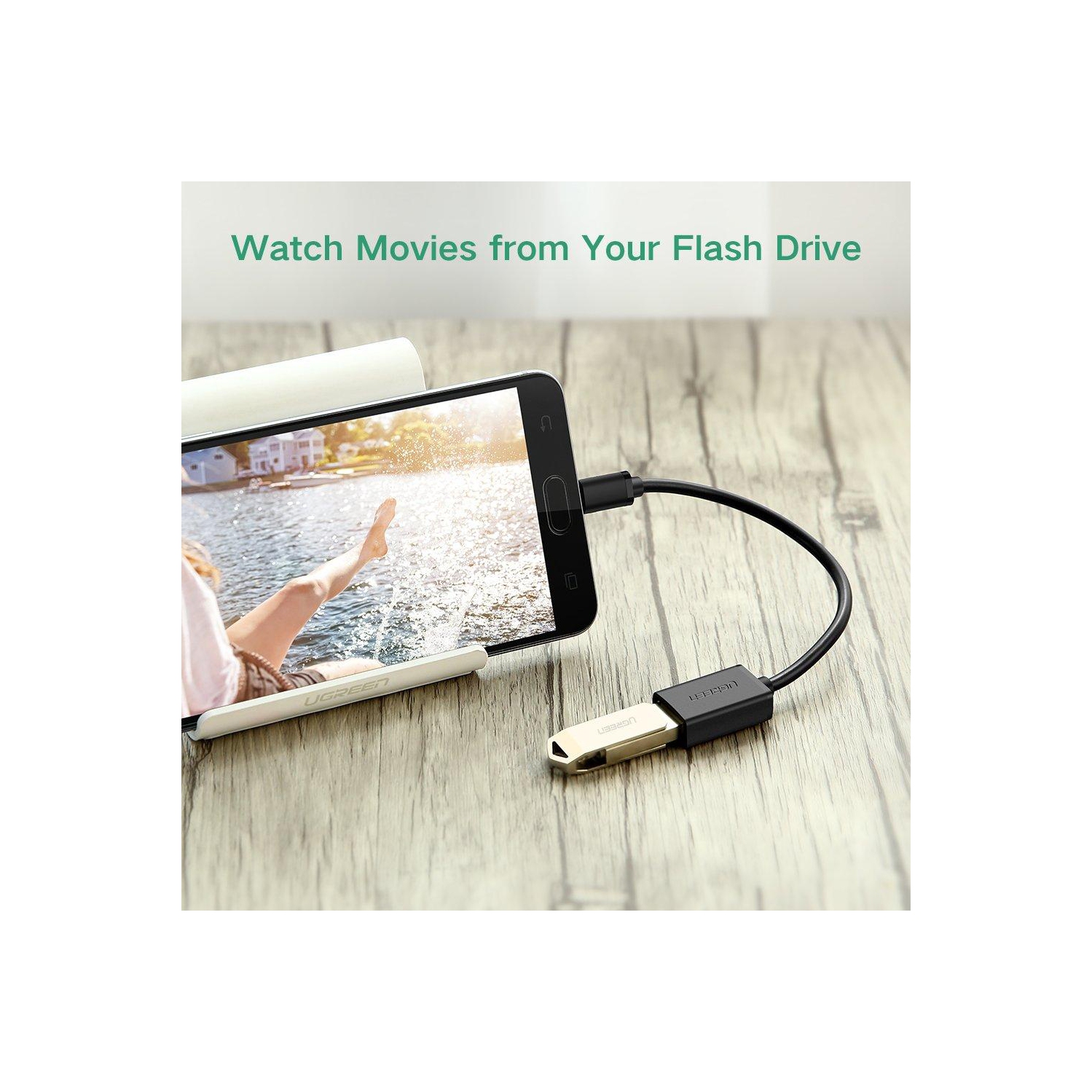 UGREEN Micro USB 2.0 OTG Cable On The Go Adapter Male Micro USB to Female USB