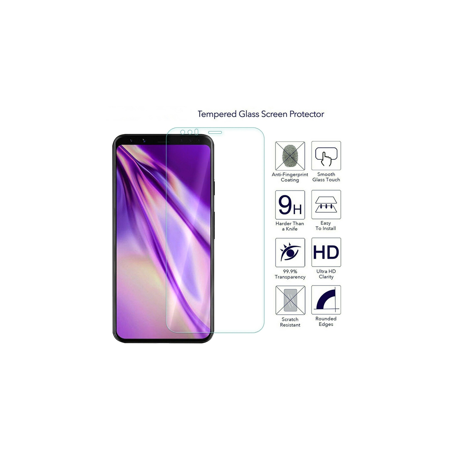 【Lot de 2】 Protecteur d'écran en verre trempé CSmart pour Google Pixel 4 XL, compatible avec les étui et sans bulles