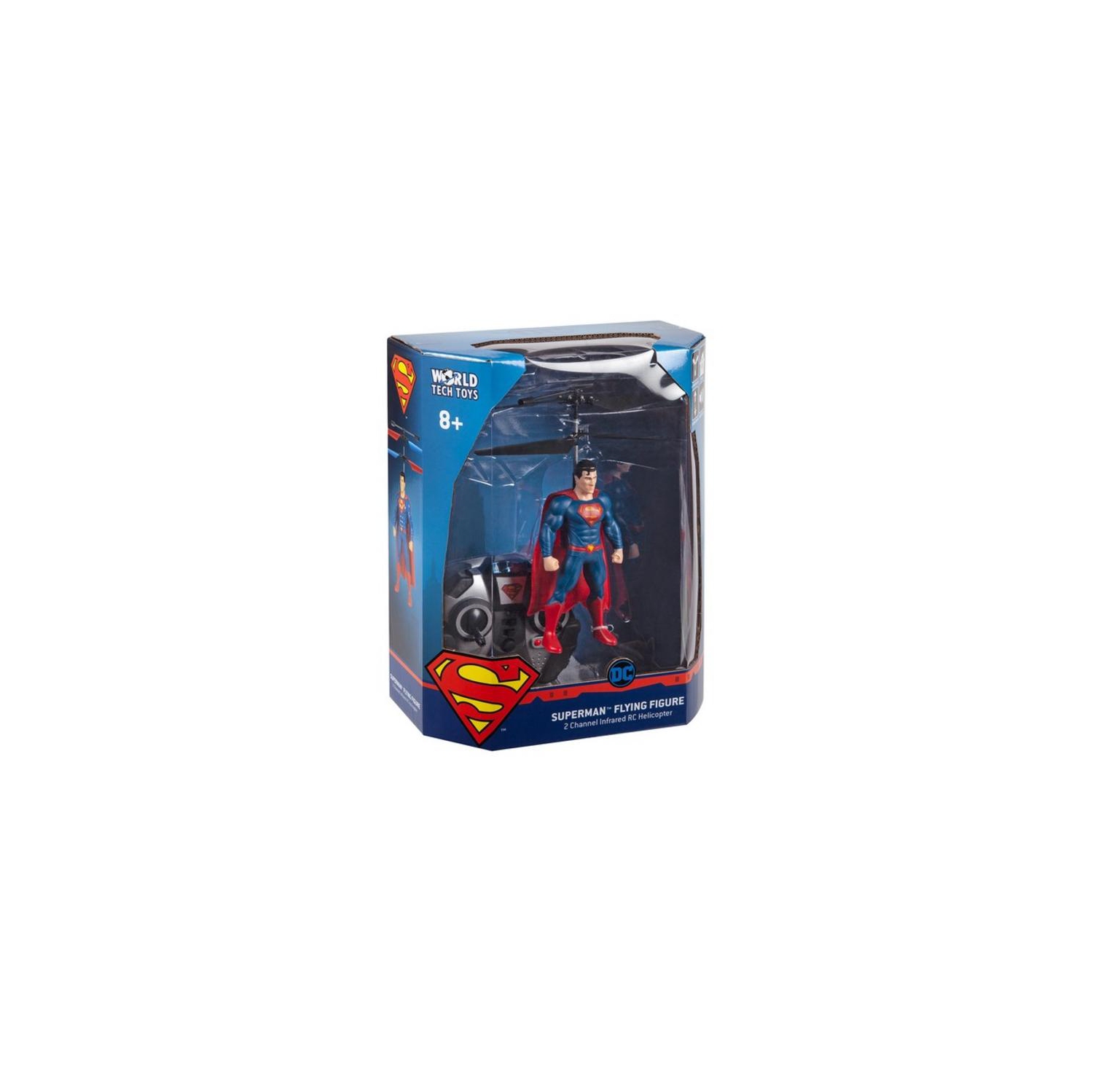 World Tech Toys Flying 6" Superman DC Comic Helicopter - 33216