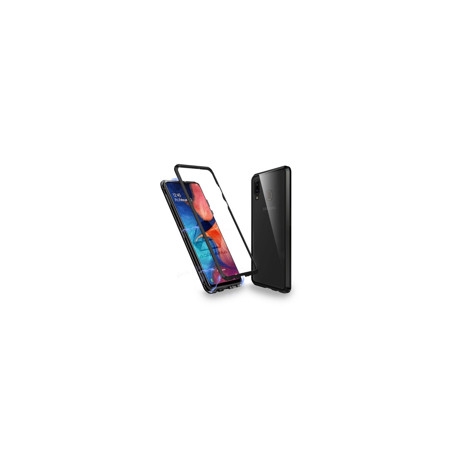 Adreama Magnetic Lunar Case for Samsung Galaxy A20 - Black
