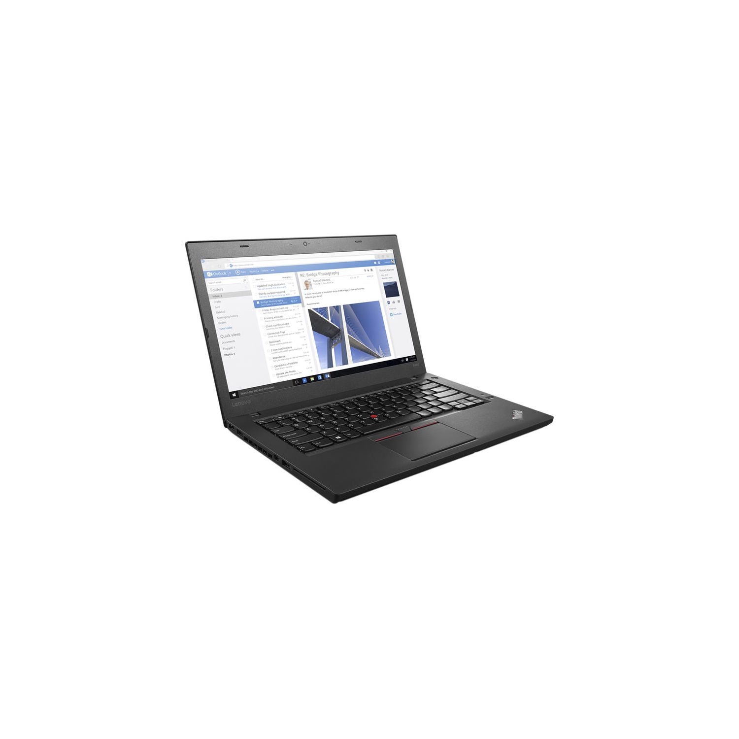 Refurbished - Lenovo ThinkPad T460 14" Ultrabook Laptop (Intel Core i5-6300U / 8GB RAM / 512GB SSD / Windows 10 Pro)