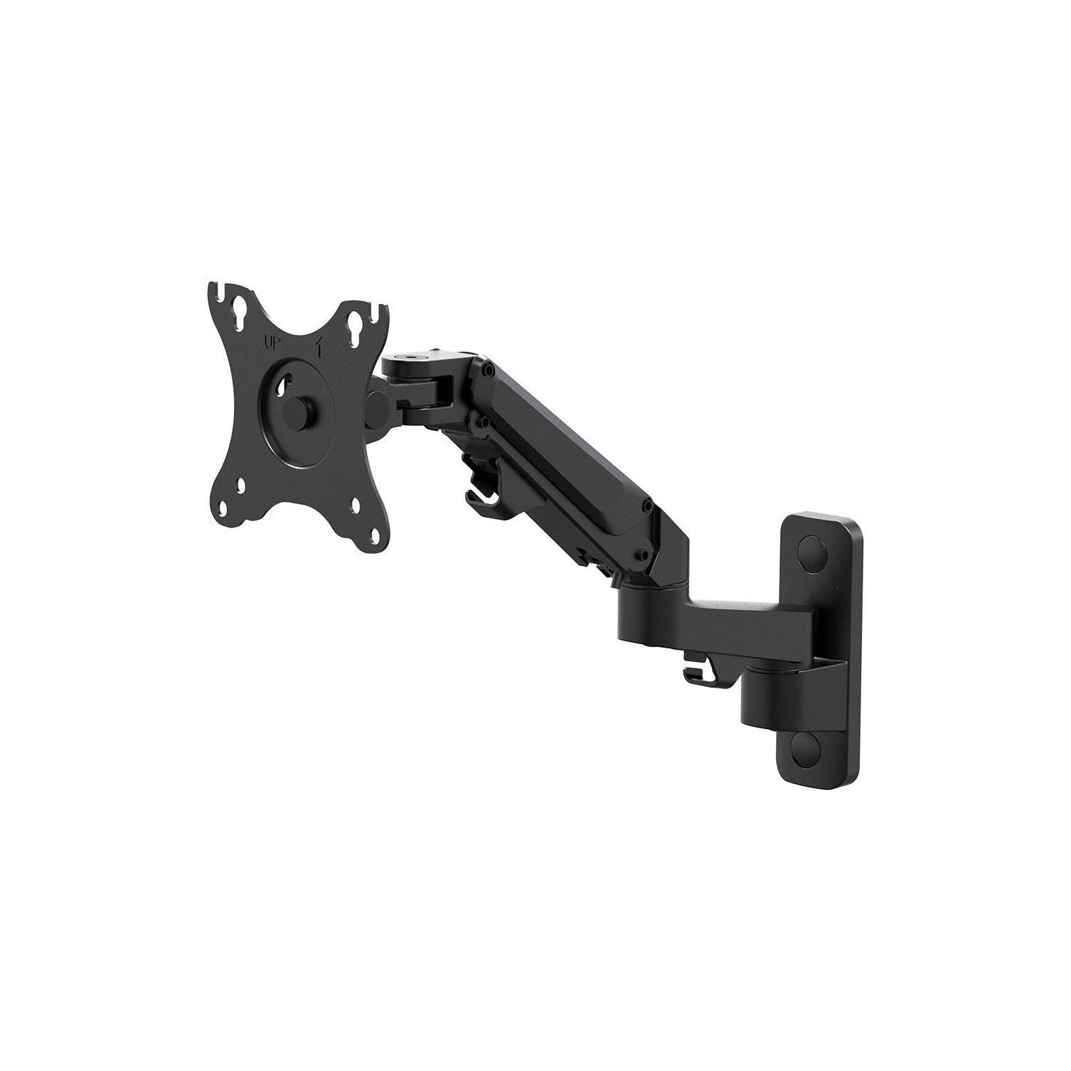 Workstream by Monoprice Adjustable Gas Spring 2-Segment Wall Mount for Monitors Up To 27"