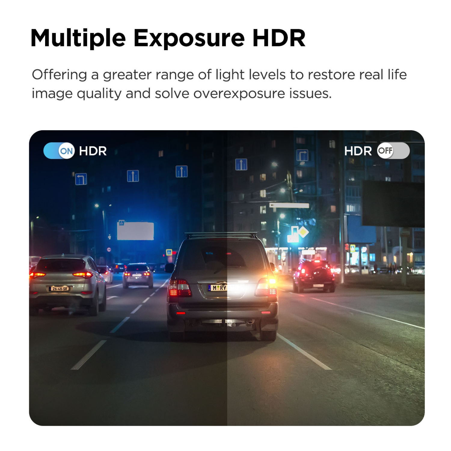 Caméra de tableau de bord 2,5 K V3 A119 de VIOFO 2560 x 1600P Quad HD+ avec enregistreur numérique pour l’auto et enregistreur GPS