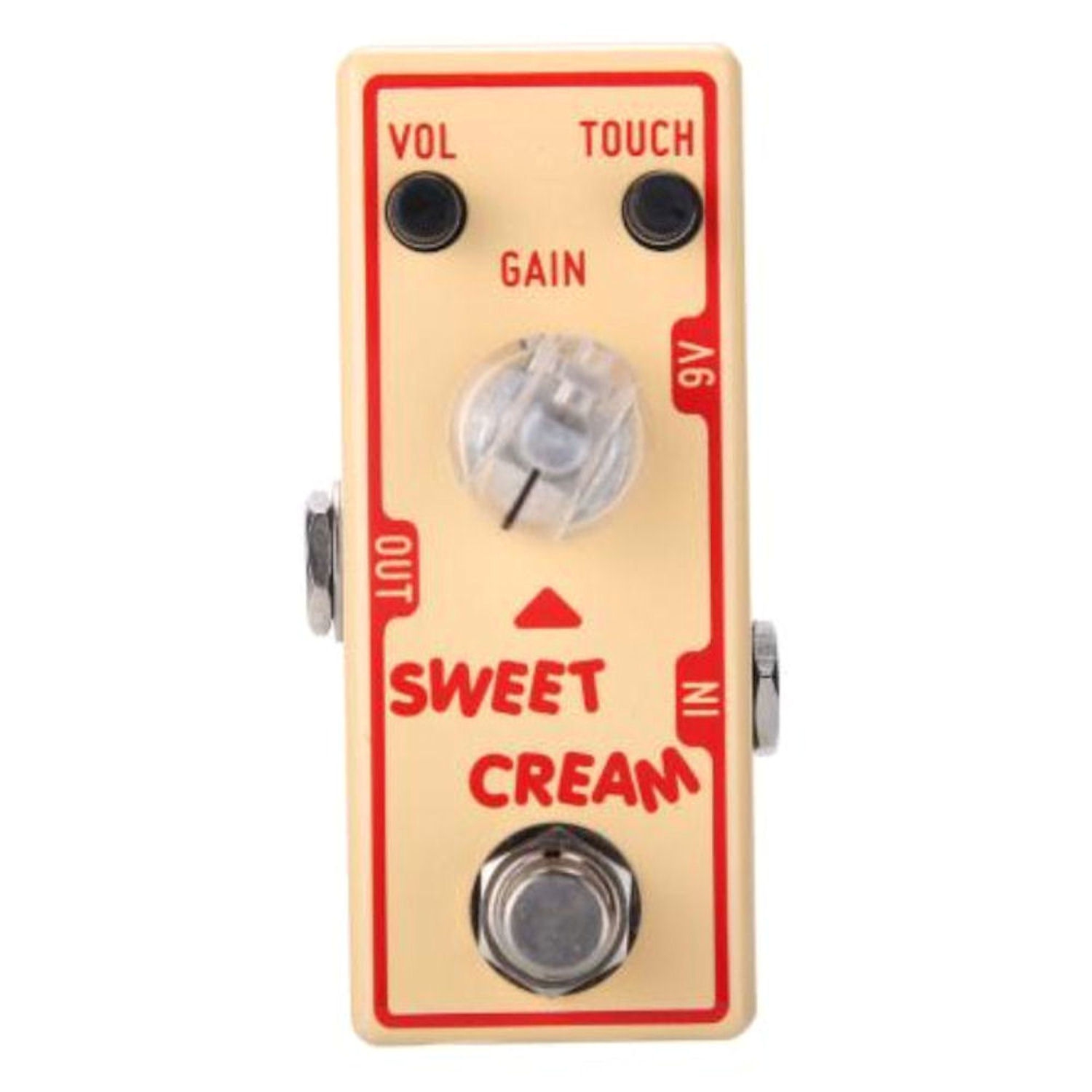 Pédale d’effet Overdrive en crème douce de Tone City