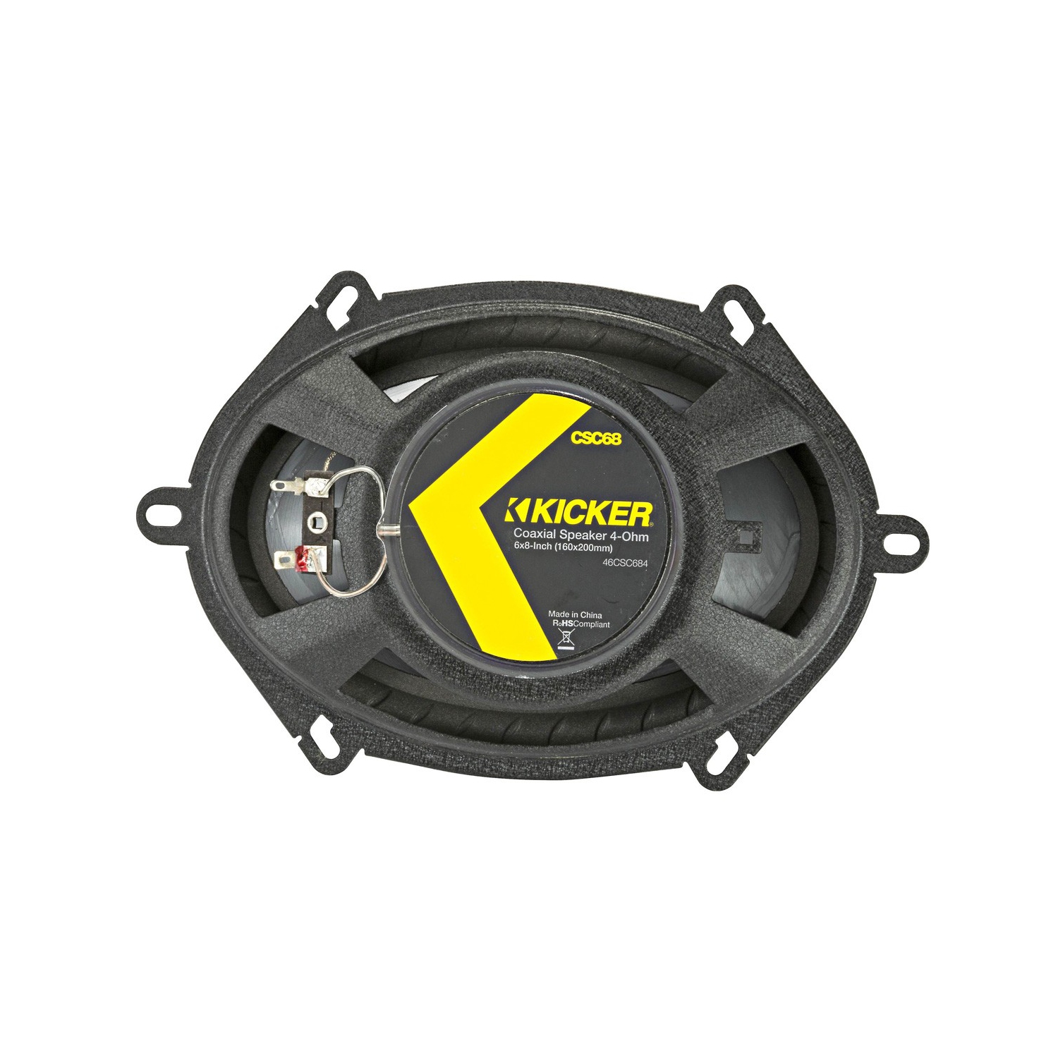 Kicker 46CSC684 6"x8" 2-Way Coaxial Car Speakers